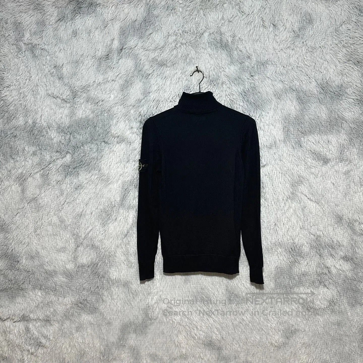Stone Island black high-neck knit sweater from Stone Island. Size US S / EU 44-46 / 1 - 2 Thumbnail