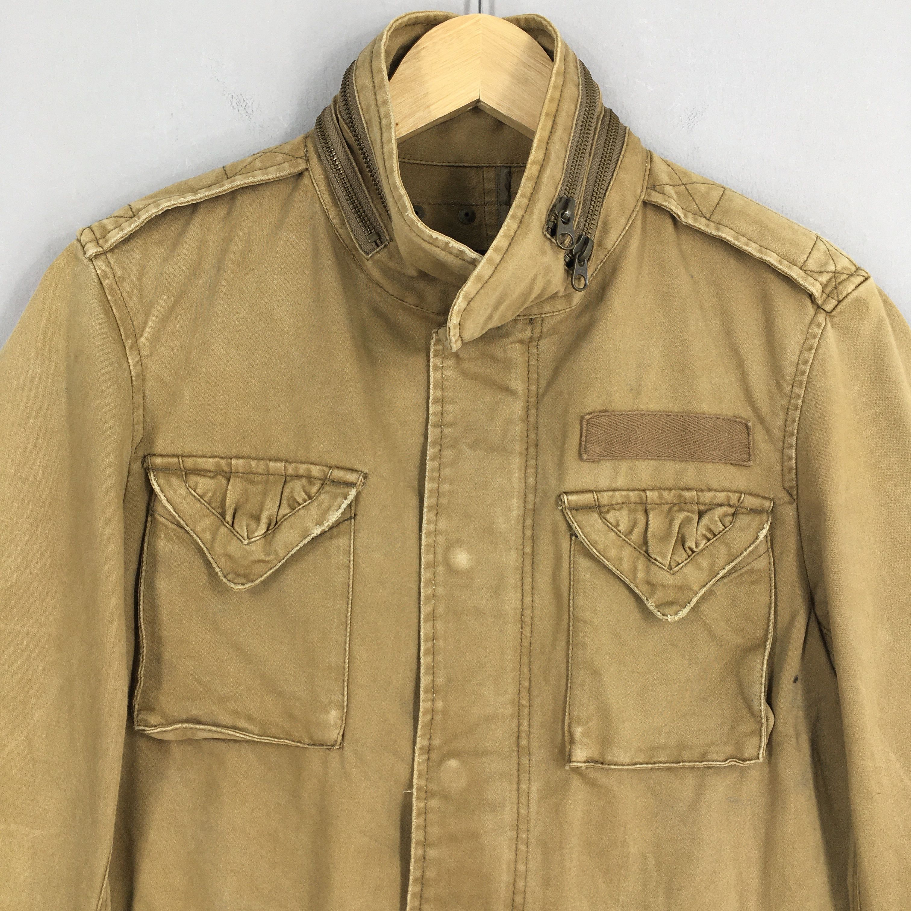 GOSTAR DE FUGA Another Ediotion For Man Japanese Tactical Brown Jacket Size US S / EU 44-46 / 1 - 2 Thumbnail