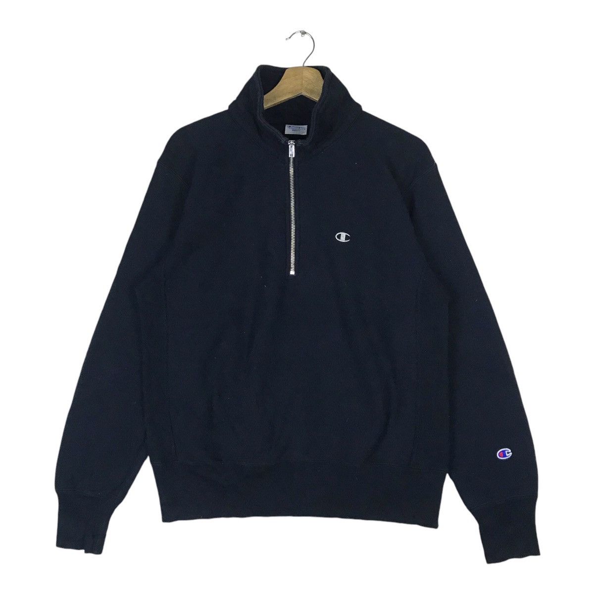 Champion Vintage Champion Quarter Zip Pullover Jumper Sweatshirt Size US S / EU 44-46 / 1 - 1 Thumbnail