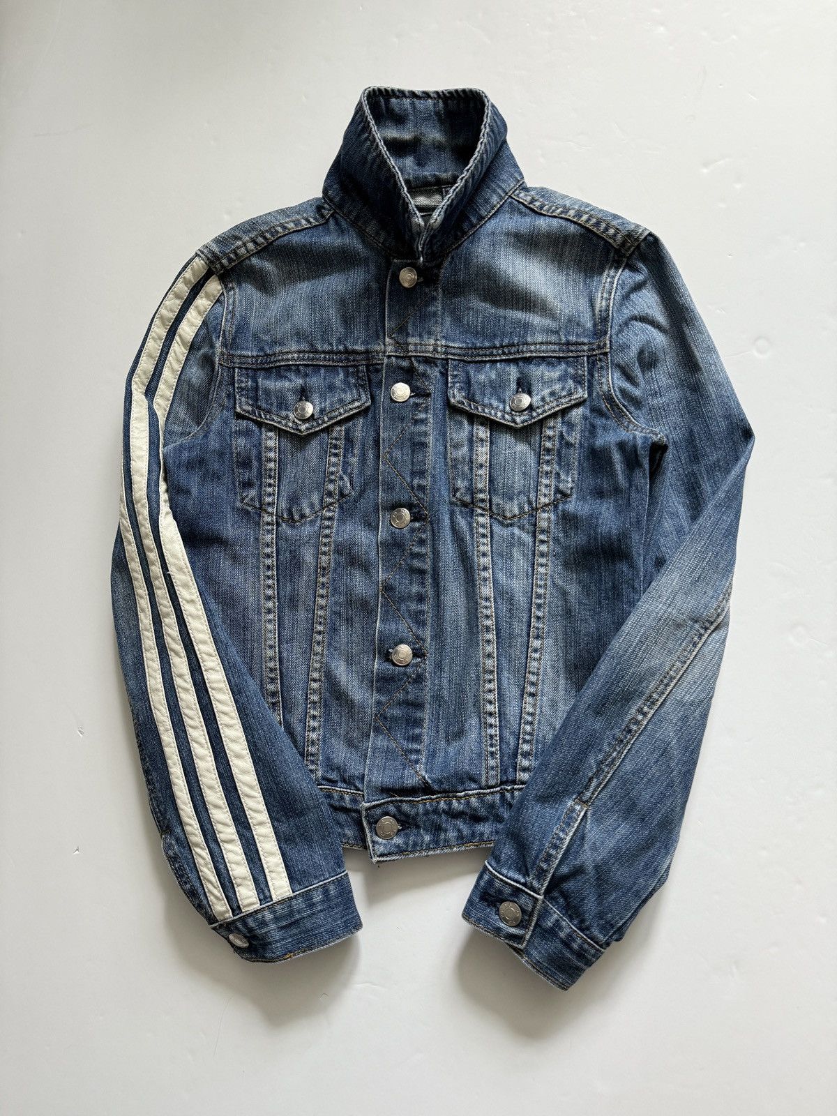 Y-3 Y-3 aw05’ striped Denim jacket Size M / US 6-8 / IT 42-44 - 2 Thumbnail