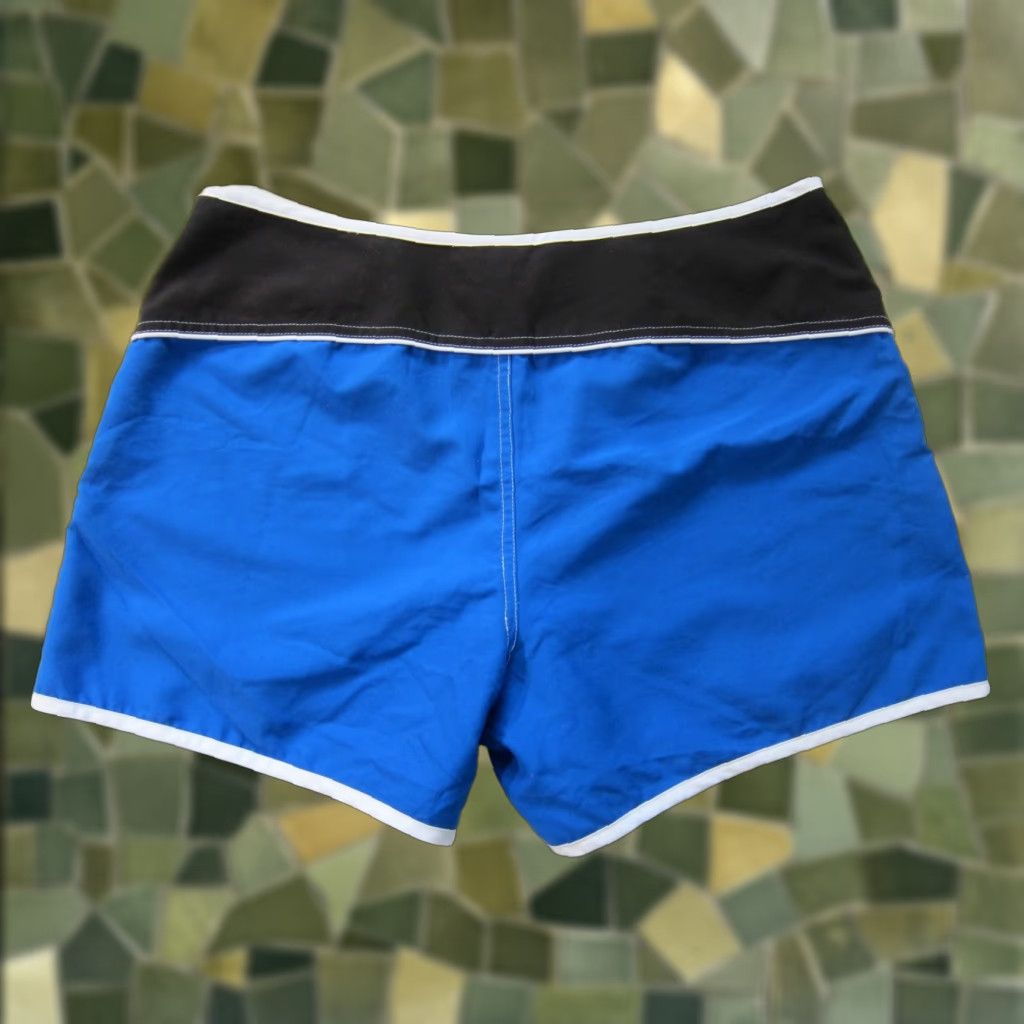 Speedo Vintage Speedo Board Shorts Women 12 Blue Black Swim Beach Surf Casual 34" waist 11.5" rise 45" hip 4" inseam Womens Size 34" / US 12 / IT 48 - 1 Thumbnail