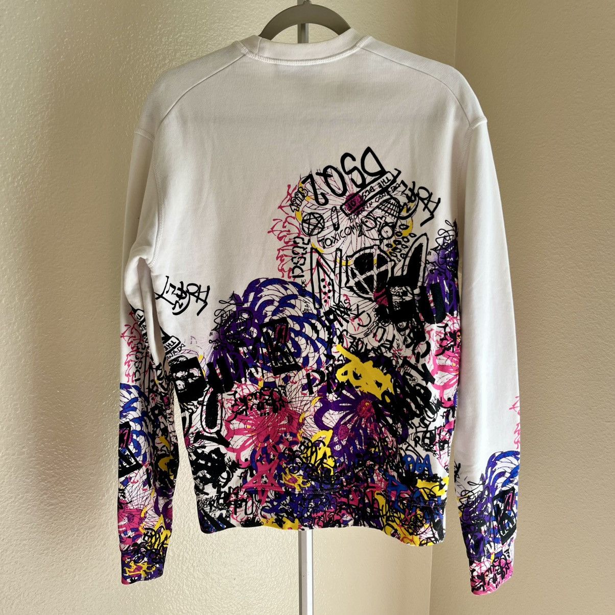 Dsquared2 Dsquared2 Japanese Manga Graffiti Print Sweatshirt Size M Size US M / EU 48-50 / 2 - 4 Thumbnail