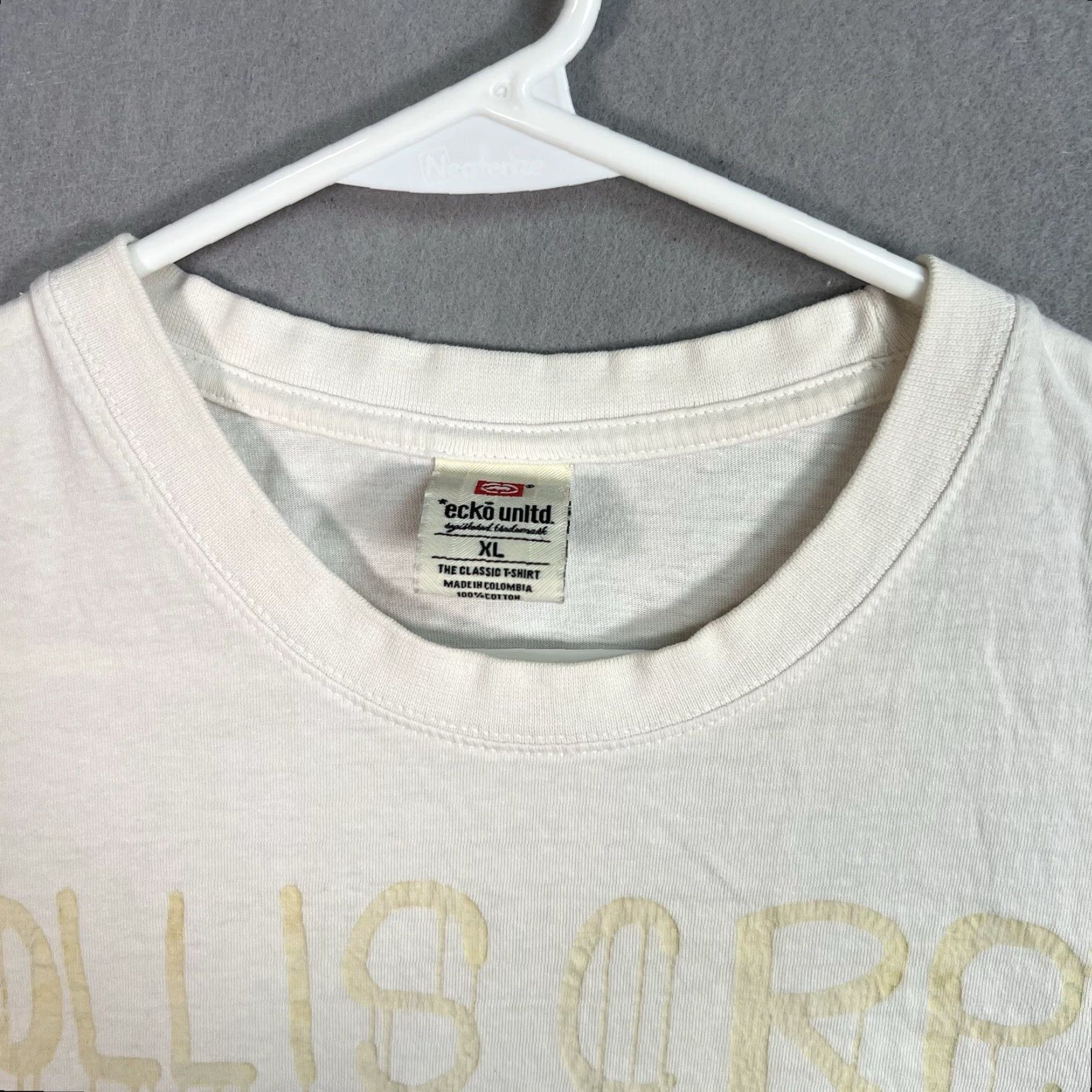 Ecko Unltd. VINTAGE Ecko Unltd Run DMC Hollis Crew Quarter Century Anniversary T Shirt XL White Mens Shirt Size US XL / EU 56 / 4 - 7 Thumbnail