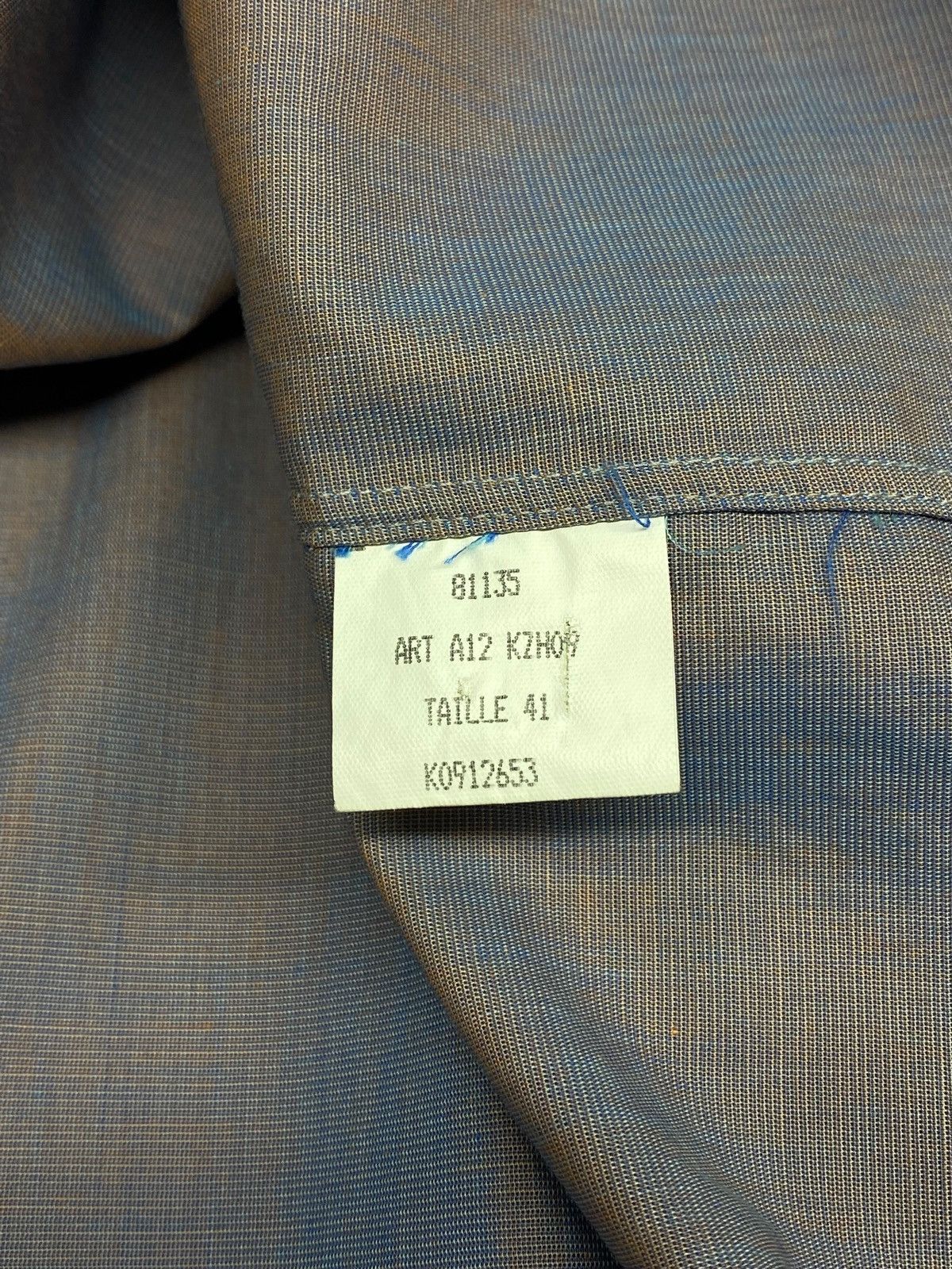 Kenzo Vintage Kenzo Homme Shimmer Two Tone Button Up Shirt Rare Size US M / EU 48-50 / 2 - 17 Thumbnail