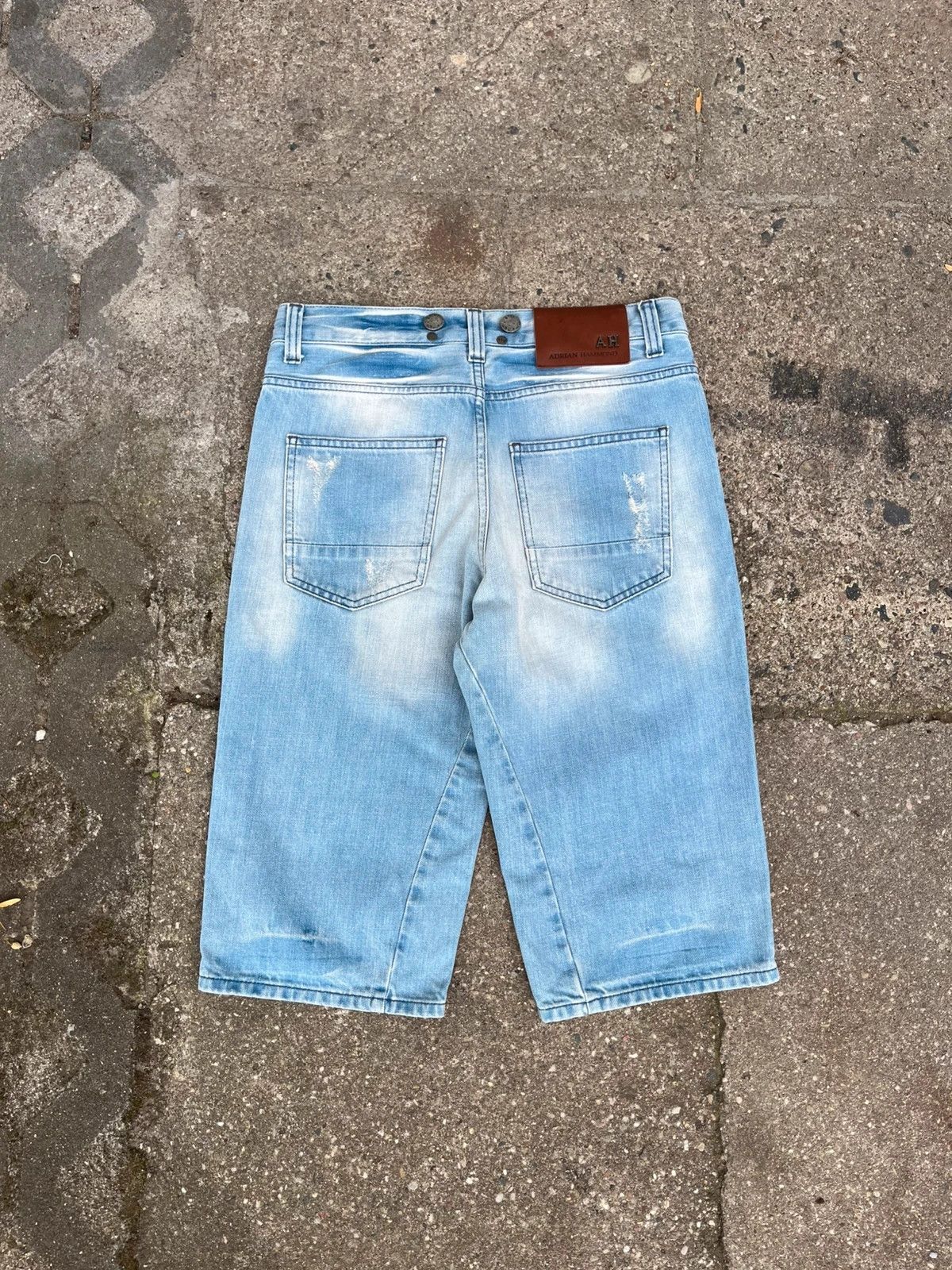 Vintage Vintage 00s Adrian Hammond Denim Shorts W30 Size US 30 / EU 46 - 5 Thumbnail