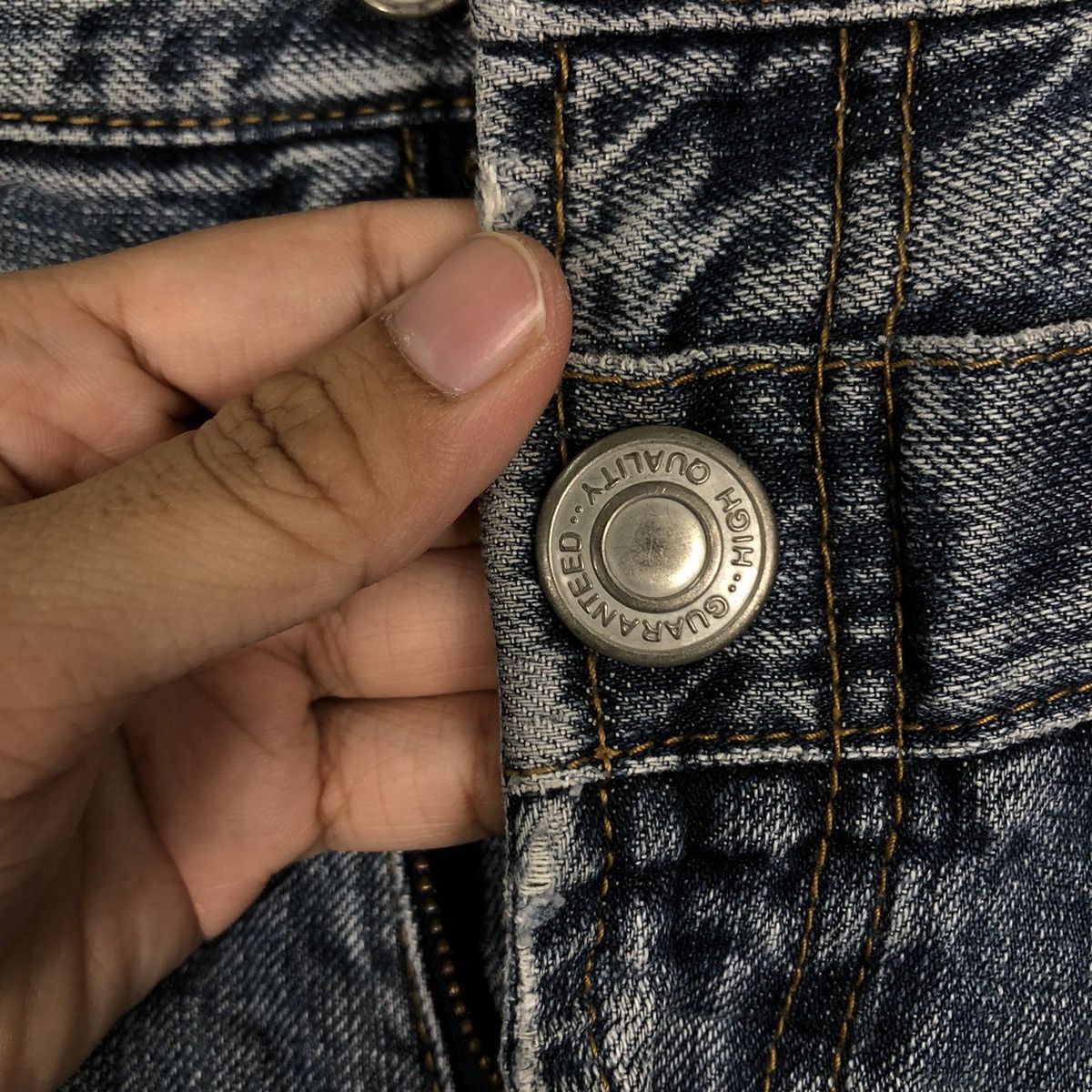Japanese Brand Rare Distressed Denim Jeans Punk Design Inspire IsseyMiyake Size US 34 / EU 50 - 13 Thumbnail