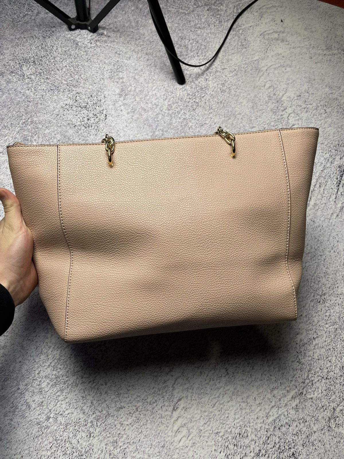 Polo Ralph Lauren LAUREN RALPH LAUREN MELLOW PINK LEATHER MEDIUM GRAB BAG Size ONE SIZE - 8 Thumbnail
