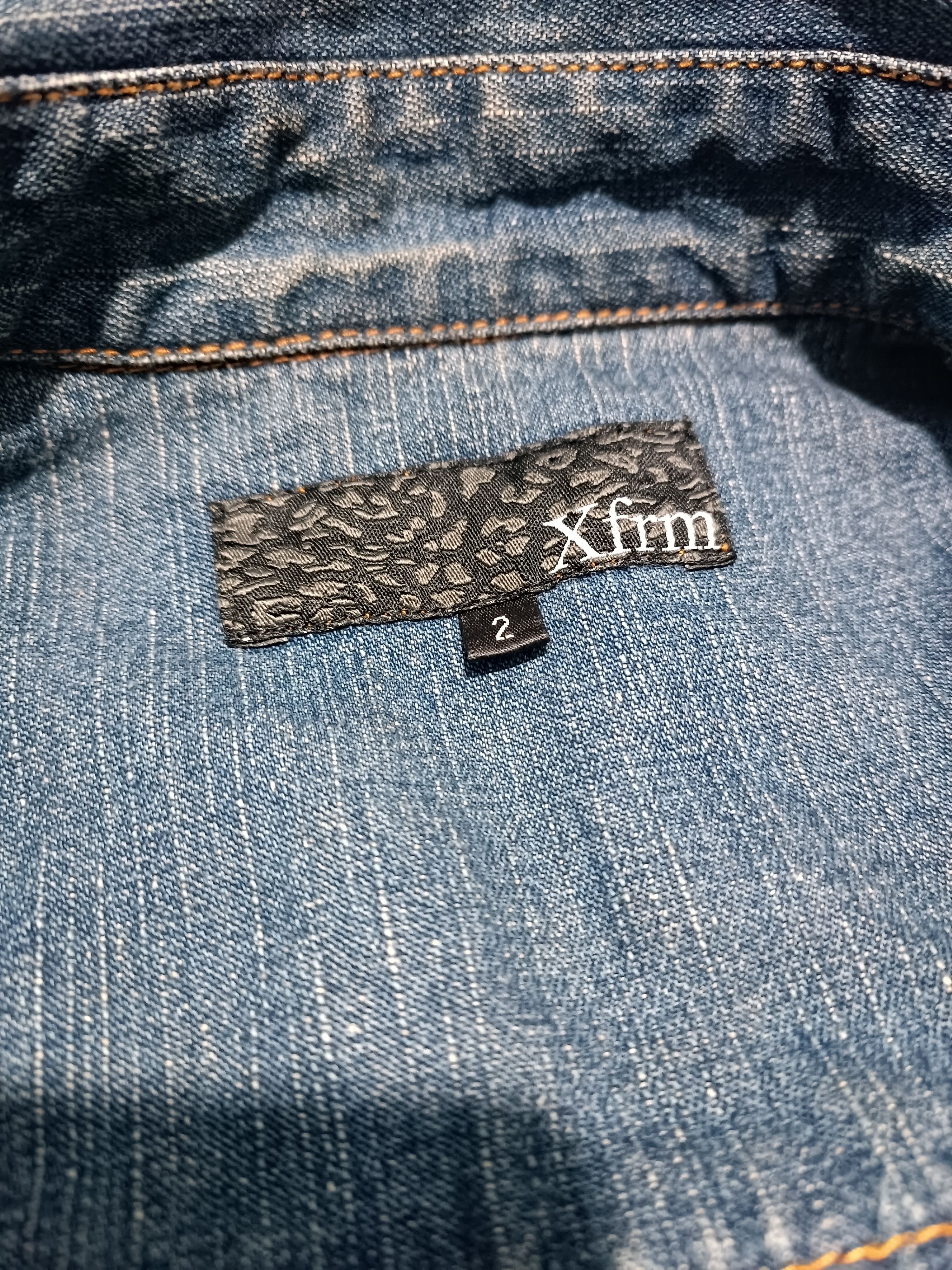 Japanese Brand Vintage Xfrm Poem Denim Shirt Jacket Size US M / EU 48-50 / 2 - 11 Thumbnail