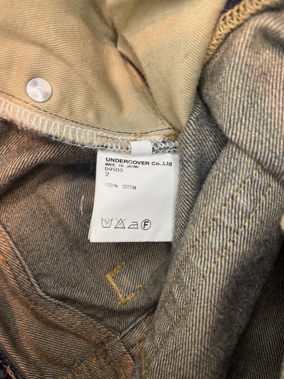 Undercover SS10 Undercover 68 Orange Yarn Denim Size US 28 / EU 44 - 6 Thumbnail