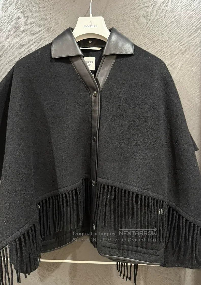 Hermes Hermes Cape coat Size XS / US 0-2 / IT 36-38 - 1 Thumbnail