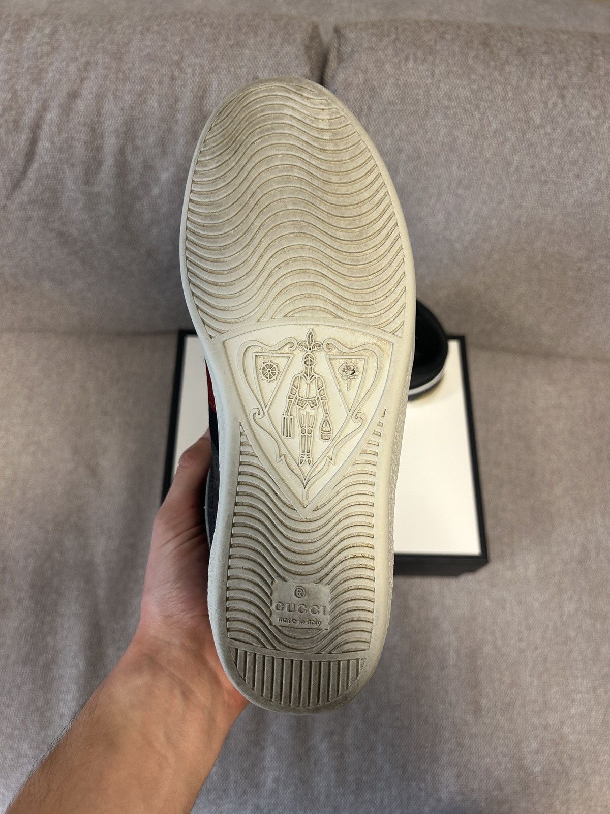 Gucci Gucci Ace GG High Top Size US 6 / EU 39 - 6 Thumbnail