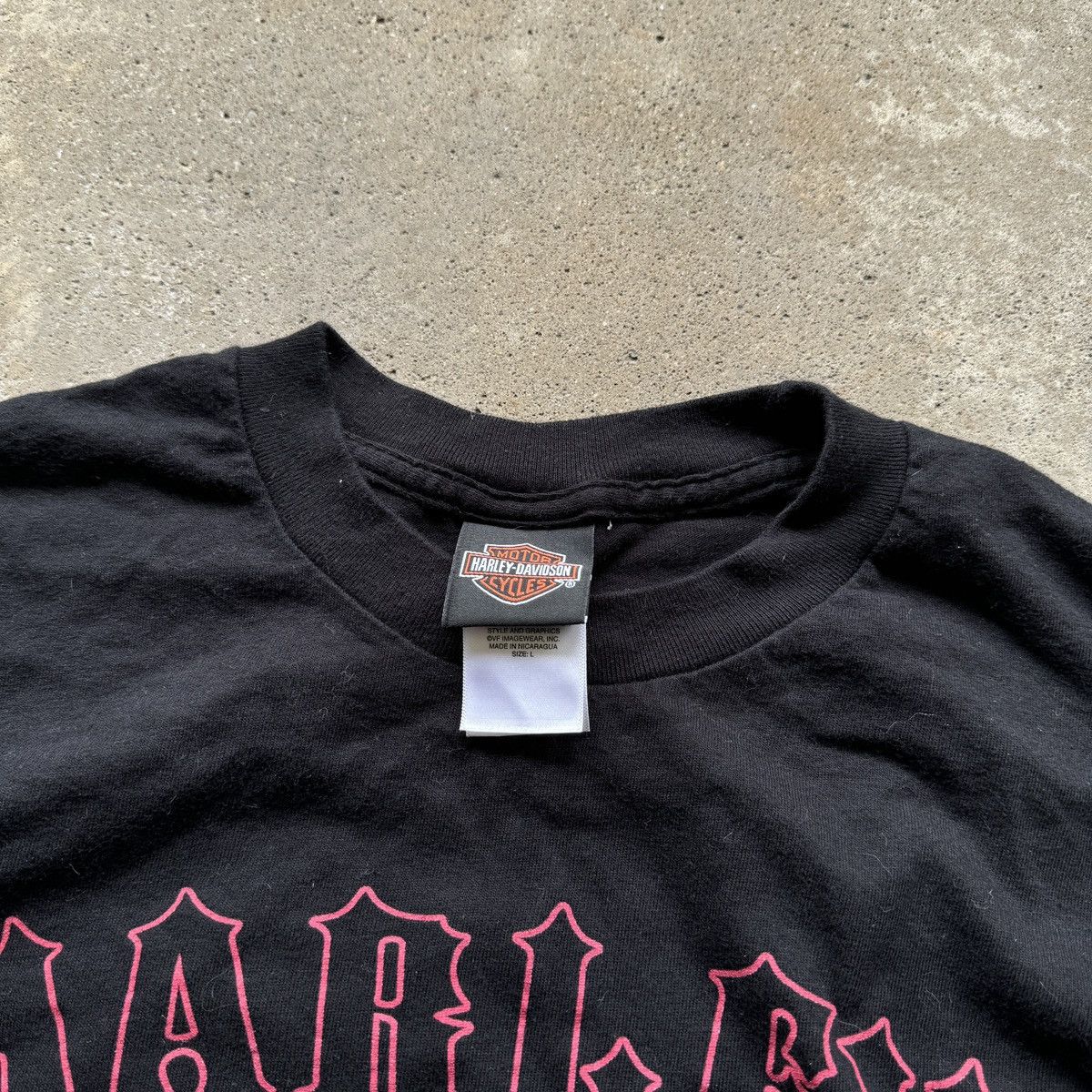 Harley Davidson VINTAGE 2010S HARLEY DAVIDSON SKULL FLAME LONGSLEEVE TEE Size US L / EU 52-54 / 3 - 6 Thumbnail