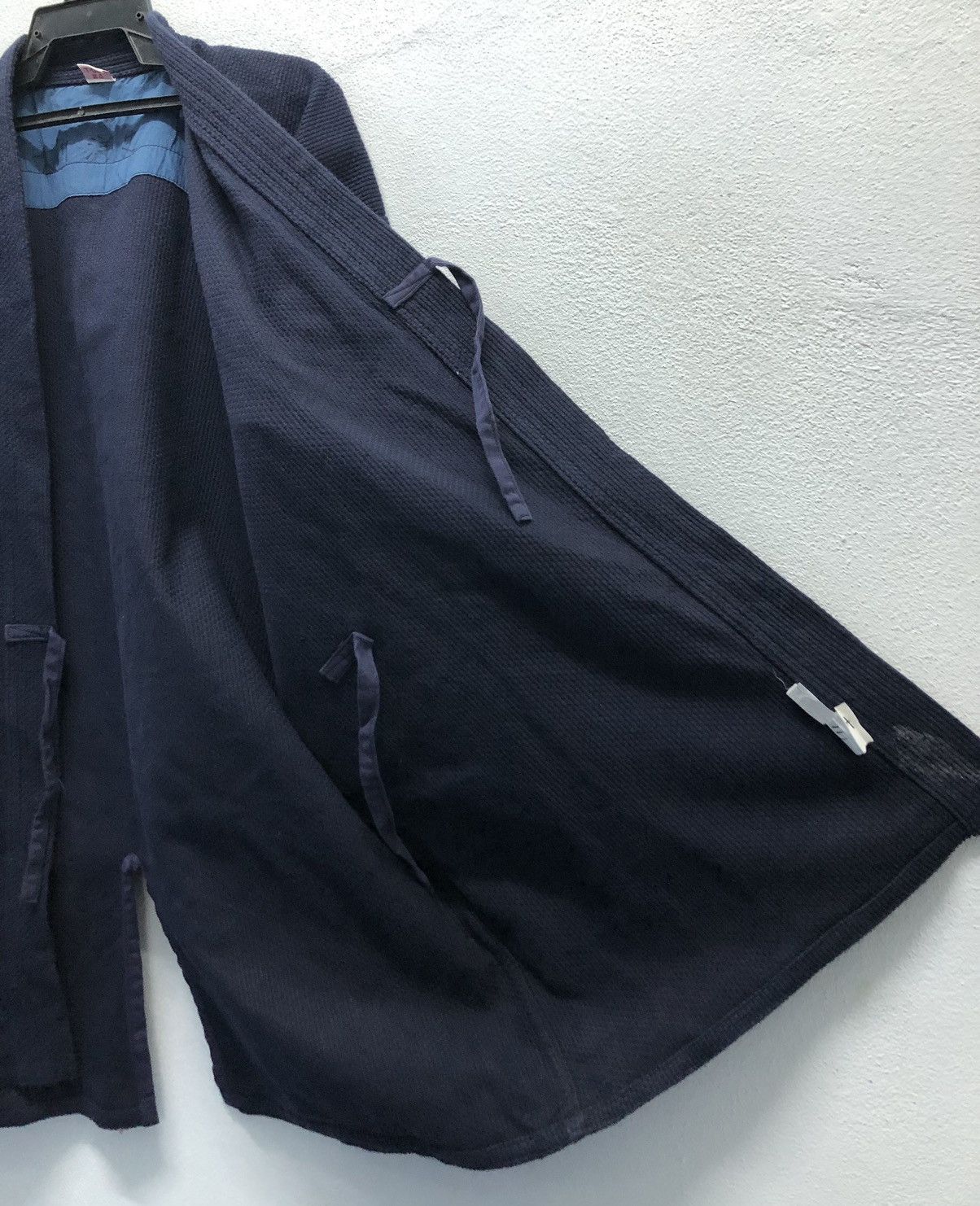 Vintage Vintage Noragi Japanese Traditional Indigo Blue Kimono Size US L / EU 52-54 / 3 - 6 Thumbnail