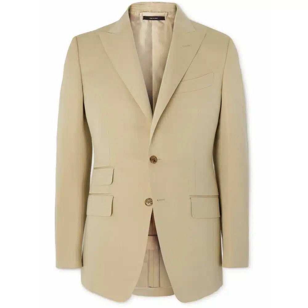 Tom Ford o1loc1c0425 2LYP01 O’connor Viscose Blend Suit in Beige Size US L / EU 52-54 / 3 - 1 Thumbnail