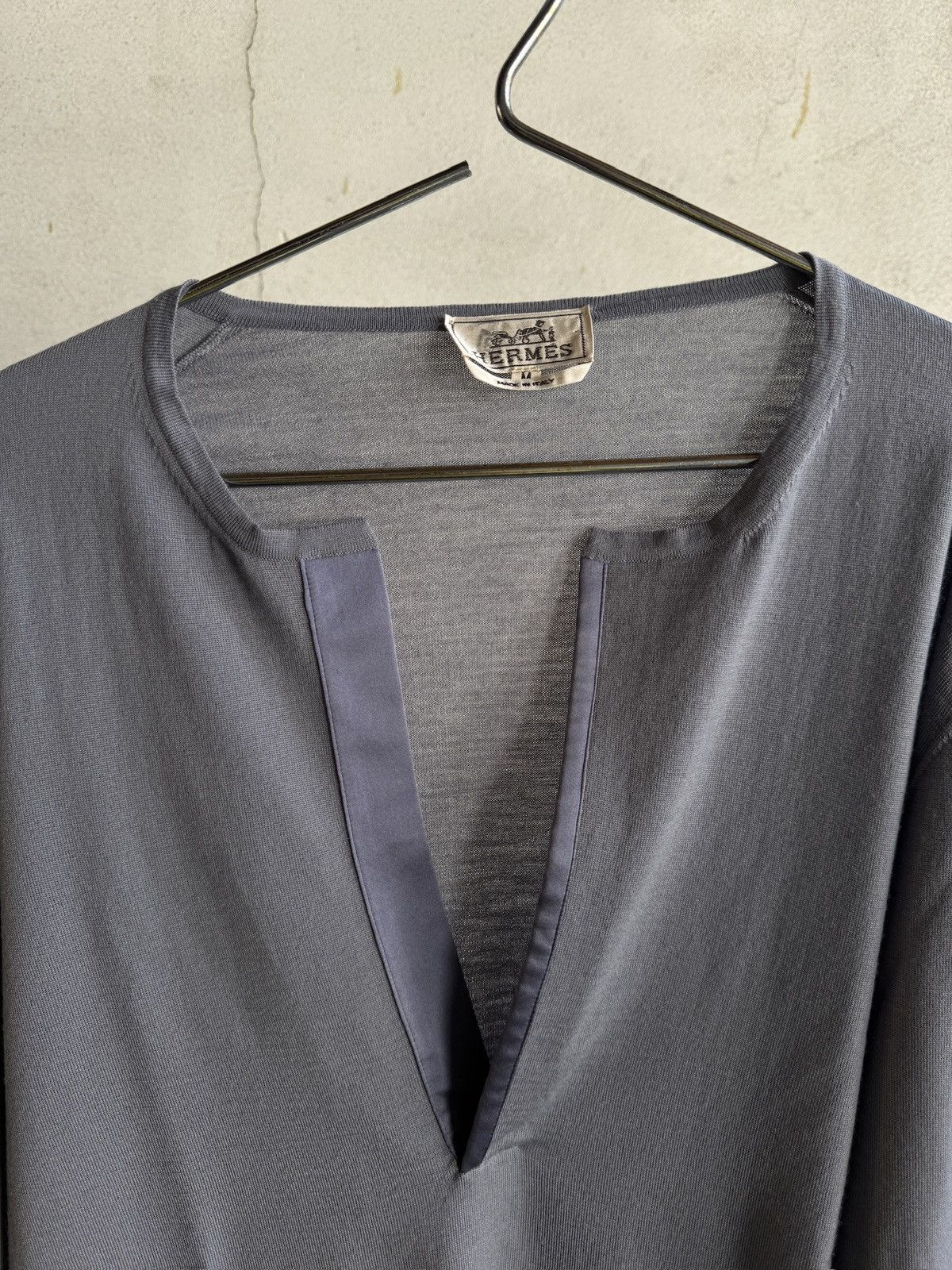 Hermes Hermes Wool and Silk Pullover sweater Size US M / EU 48-50 / 2 - 2 Thumbnail