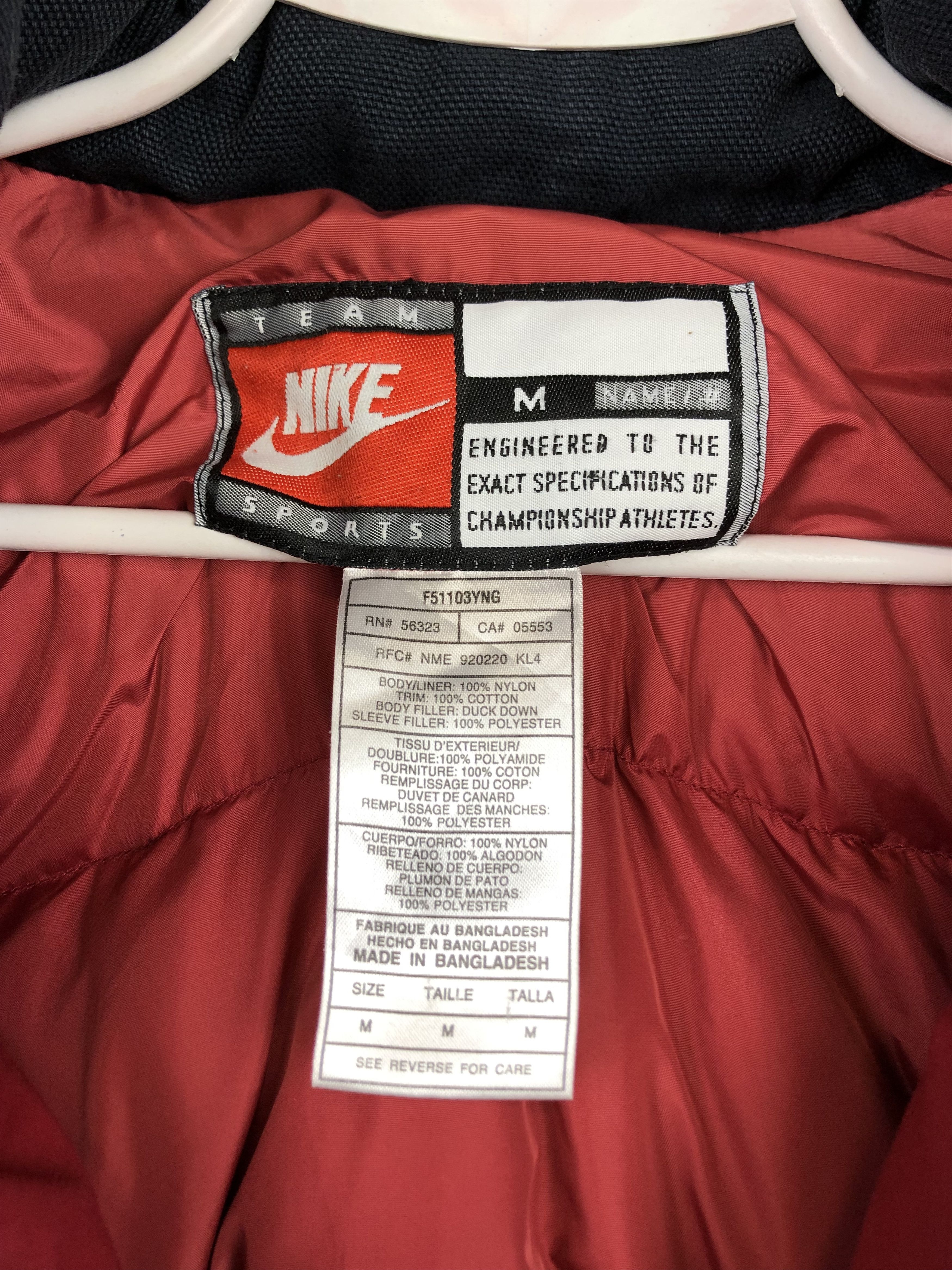 Nike × Vintage Vintage 90's Nike Alabama Crimson Tide Jacket Mens Bomber Size US M / EU 48-50 / 2 - 9 Thumbnail