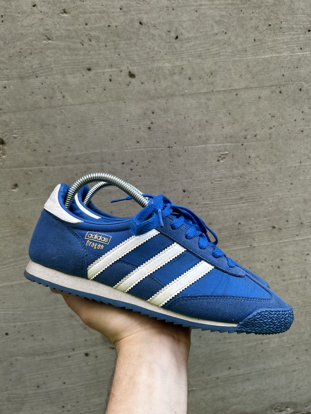 Adidas Dragon Classic Trainers Retro Blue sneakers rare