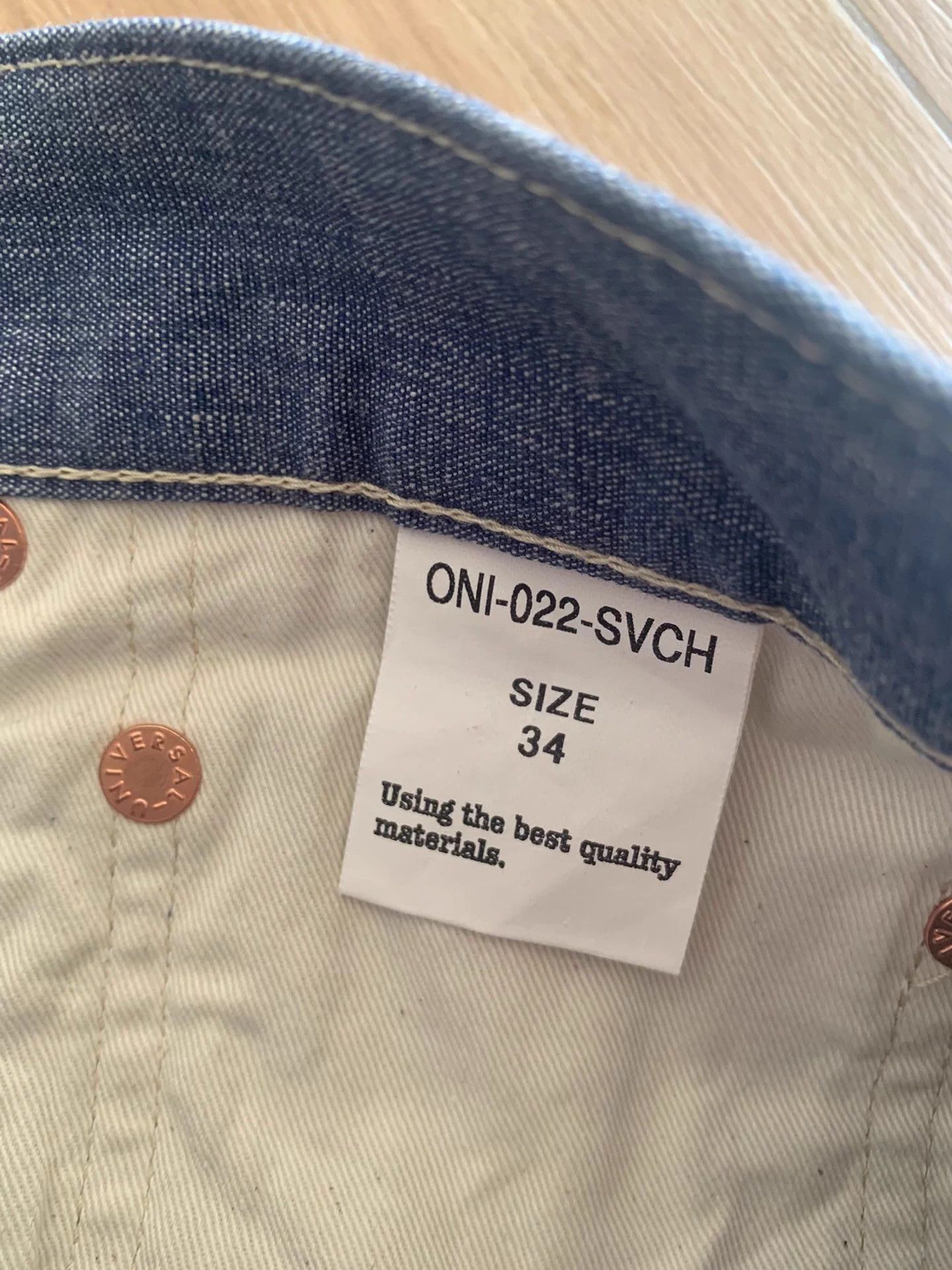 Other Japanese 8oz light loose straight chambray unisex Size US 34 / EU 50 - 5 Thumbnail