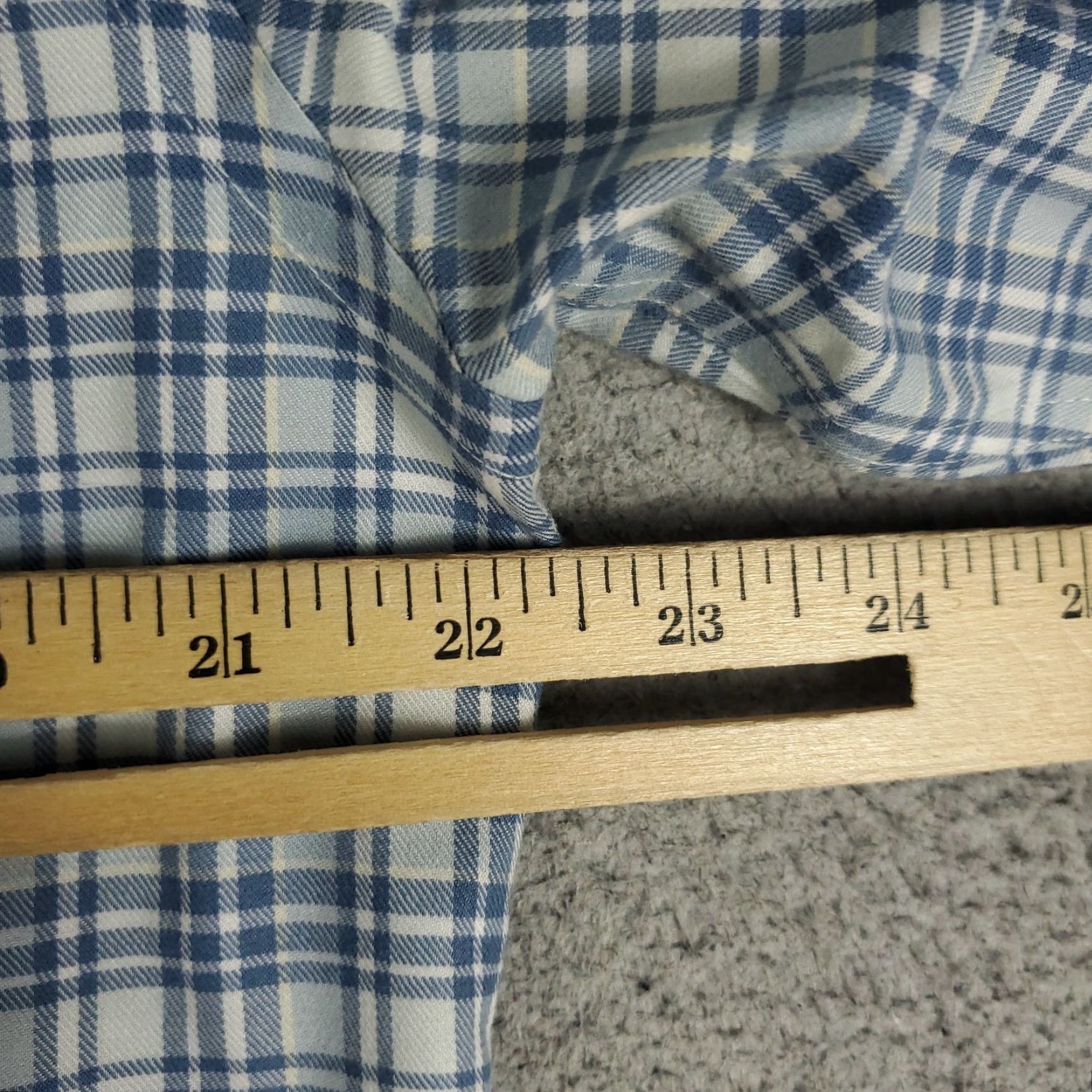 UNTUCKit UNTUCKit Shirt Mens Large Blue Plaid Slim Fit Button Up Long Sleeve Size US L / EU 52-54 / 3 - 5 Thumbnail