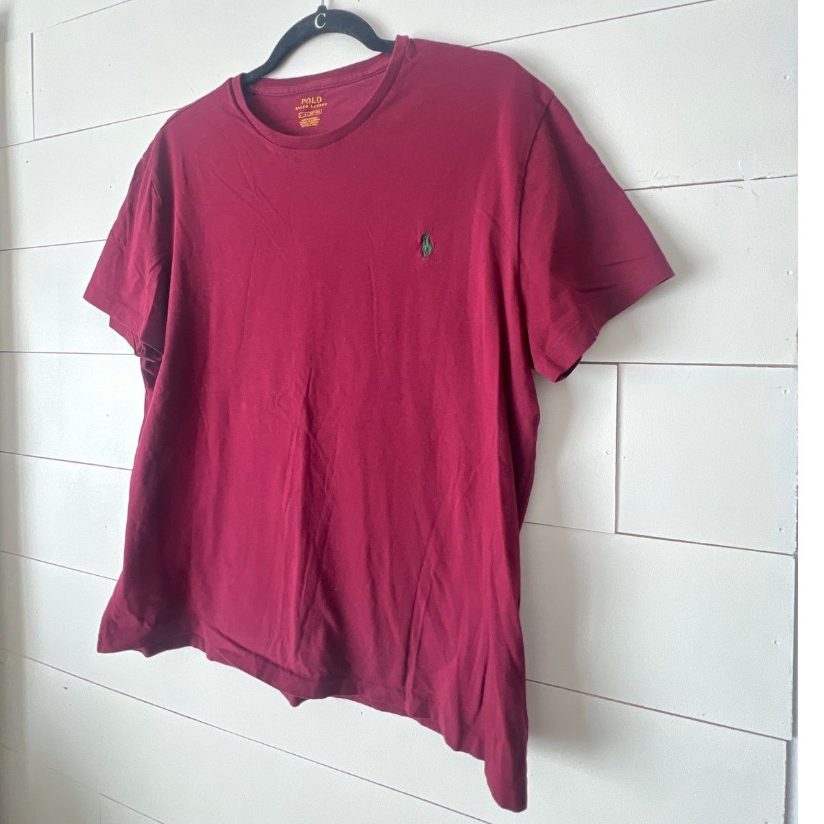Polo Ralph Lauren POLO Ralph Lauren Burgundy Short Sleeve T-shirt Large Size US L / EU 52-54 / 3 - 4 Thumbnail