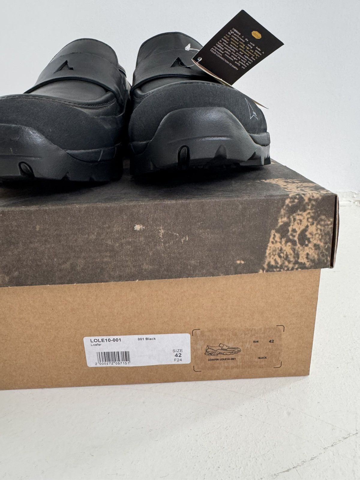 ROA ROA Black Loafer Low-top Shoes Size US 9 / EU 42 - 8 Thumbnail