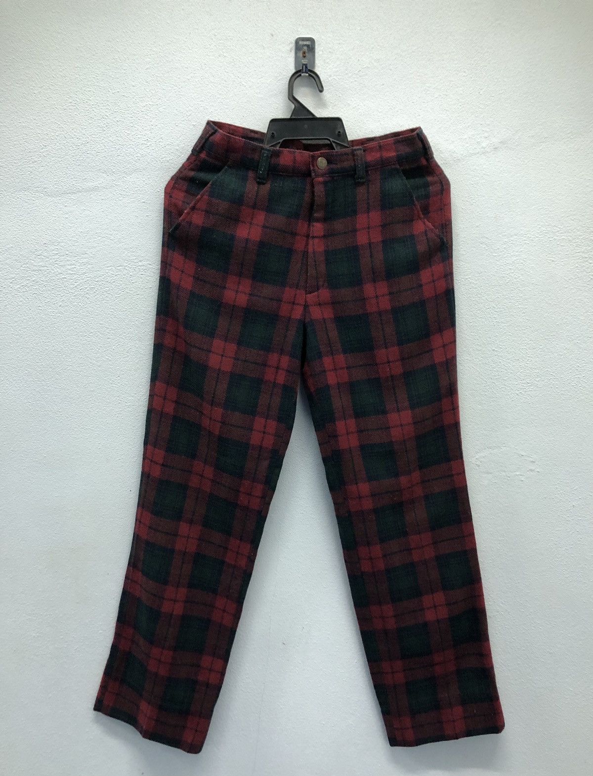 Vintage Sedgefield Tartan Wool Blend Pants