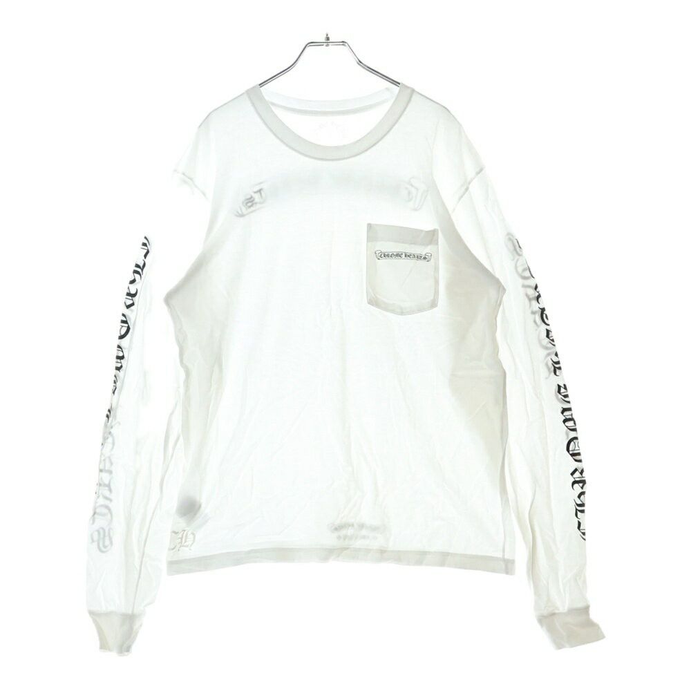 chrome hearts scroll label L/S T-shirt