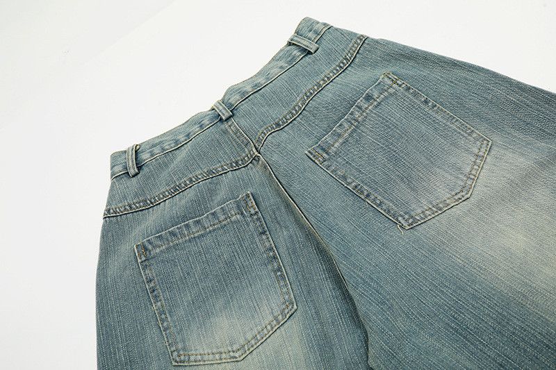 Vintage American retro splatter graffiti jeans for men Size US 32 / EU 48 - 5 Thumbnail
