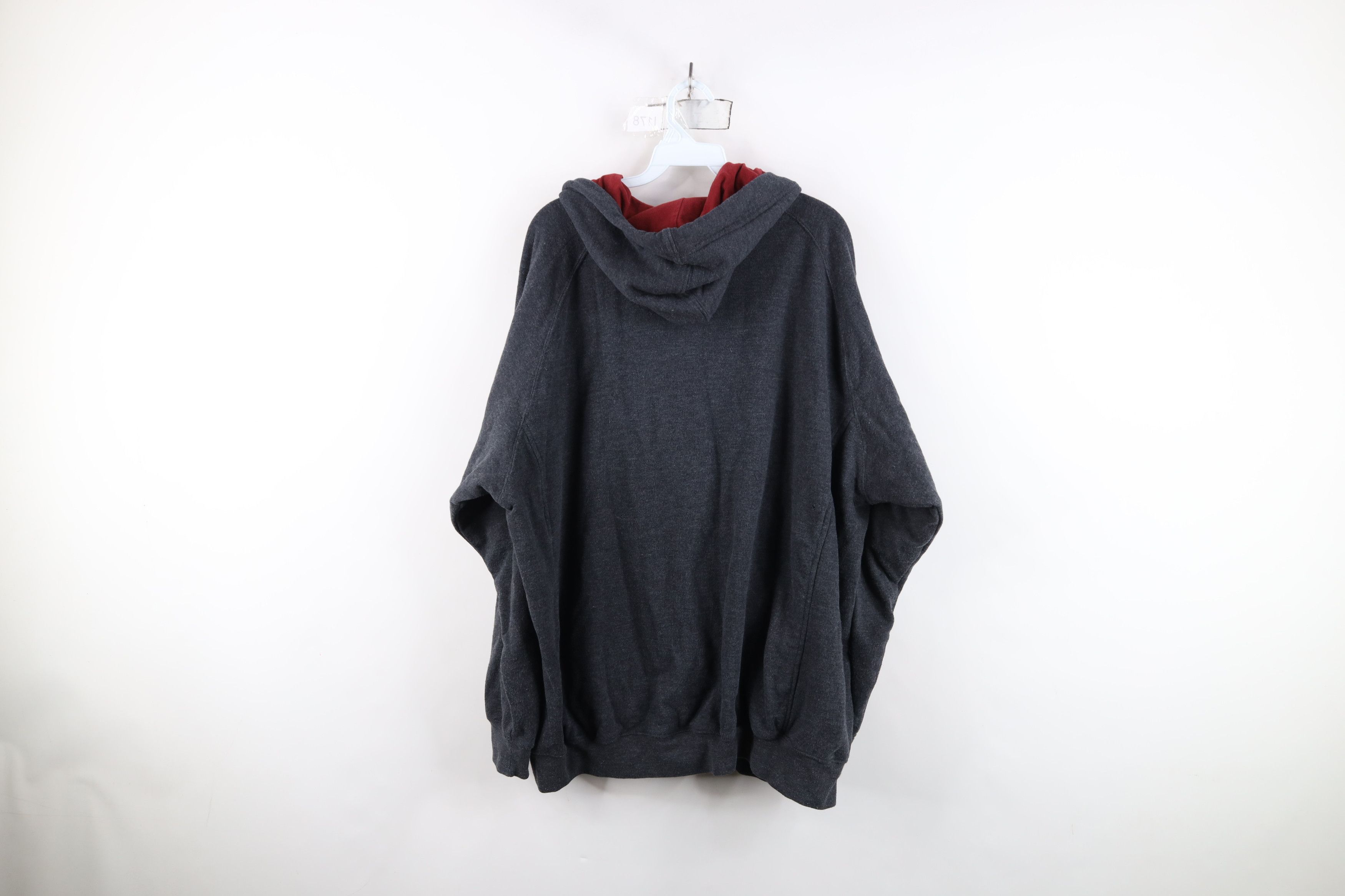Vintage Vintage 90s Streetwear Baggy Fit Half Zip Hoodie Sweatshirt Size US XL / EU 56 / 4 - 11 Thumbnail