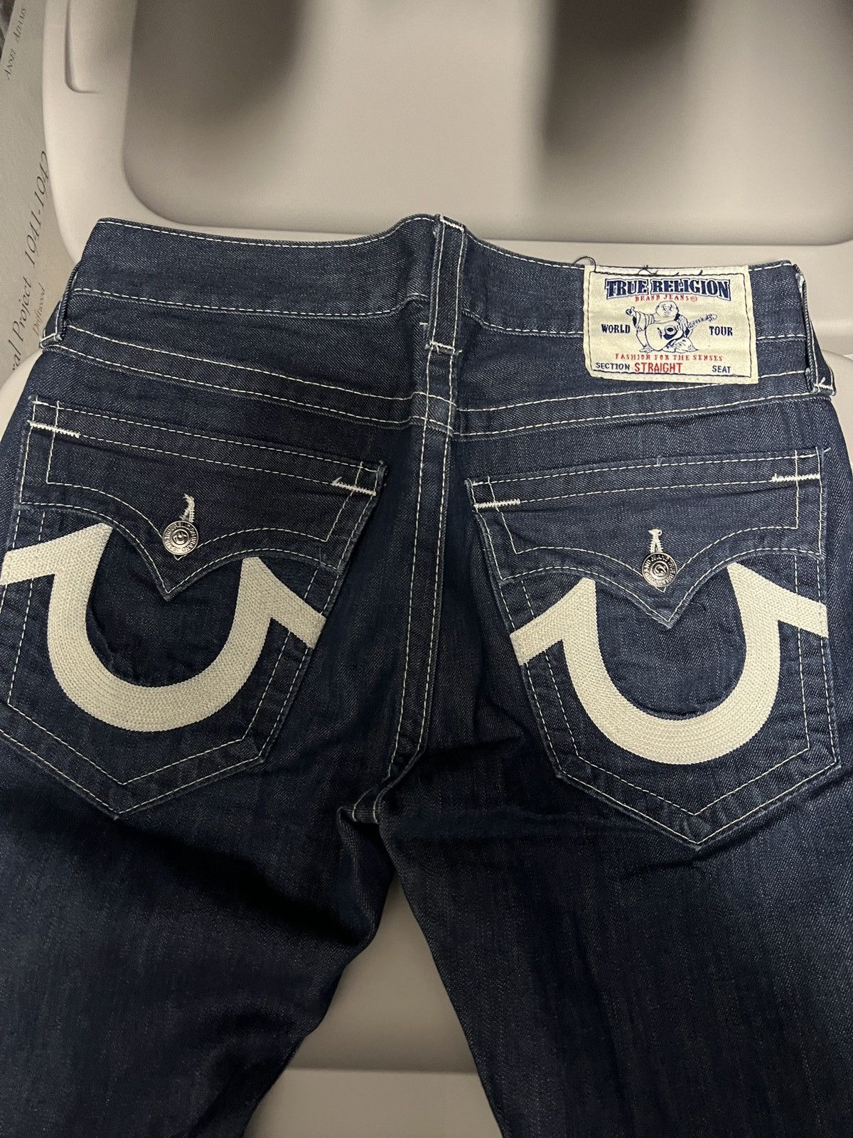 True Religion × Vintage True religion straight leg jeans Size US 32 / EU 48 - 3 Thumbnail