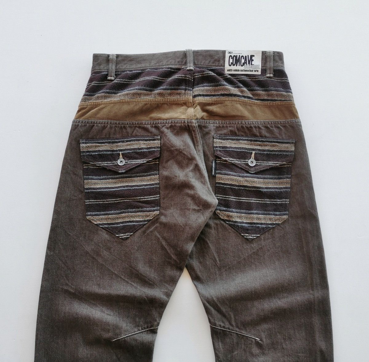 Concave Attempt Japan Brown Denim Jeans