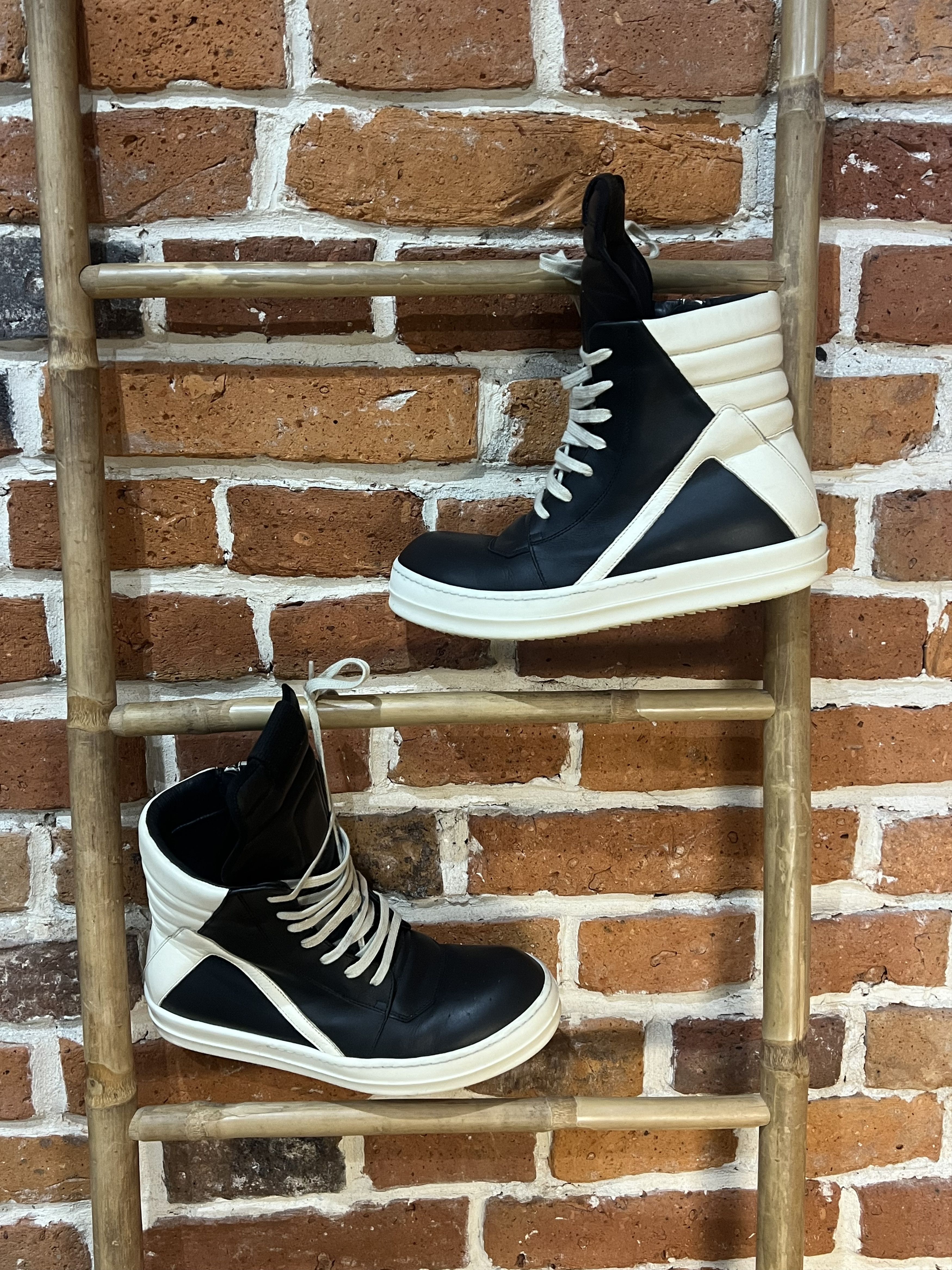 Rick Owens Black & Milk Geobasket