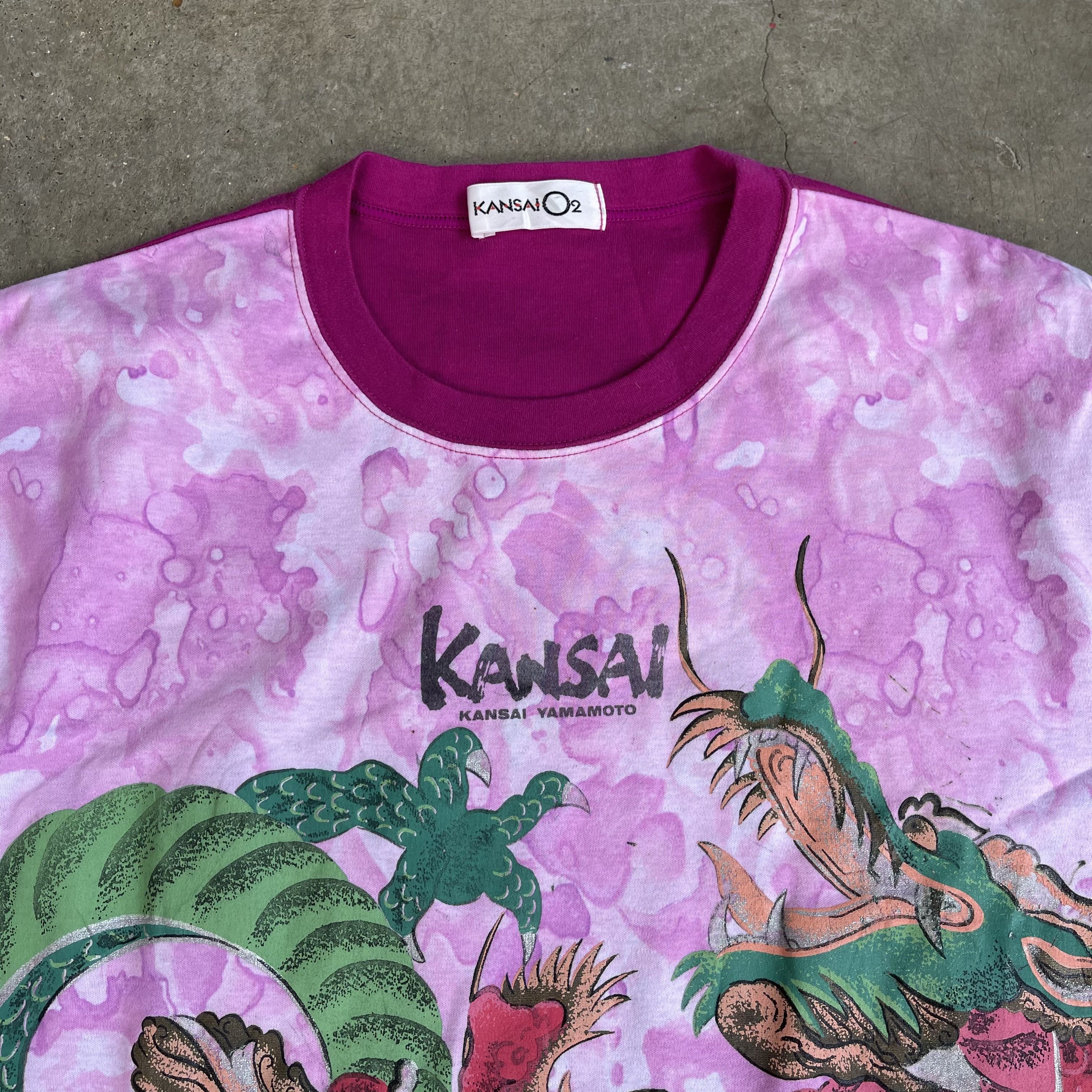 Kansai Yamamoto Vintage Kansai Yamamoto Irezumi Dragon T-shirt Size US M / EU 48-50 / 2 - 4 Thumbnail