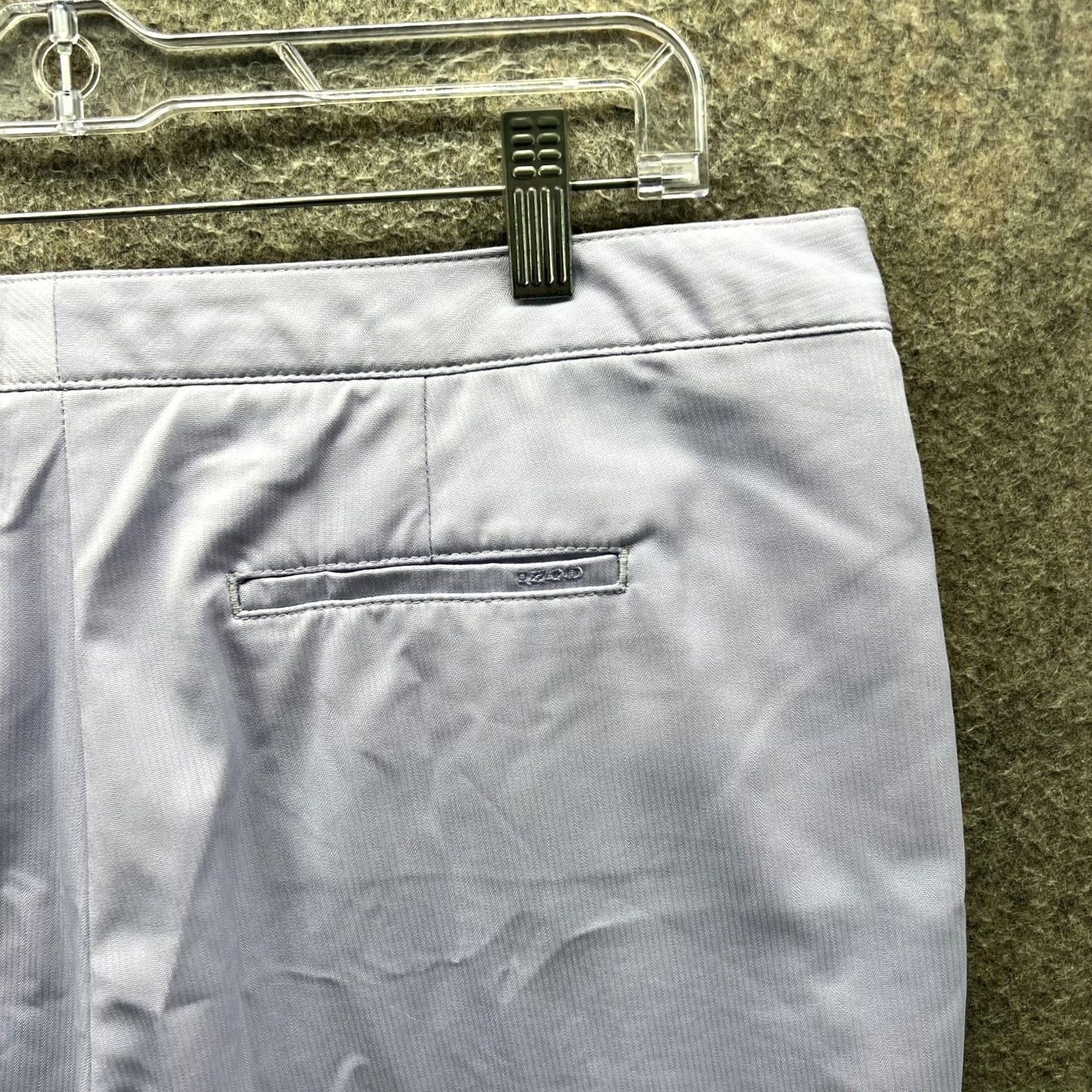 Izod Izod PerformX Shorts Women 14 Purple Stretch Chino Flat Front Casual 9 Inseam Size 36" / US 14 / IT 50 - 5 Thumbnail