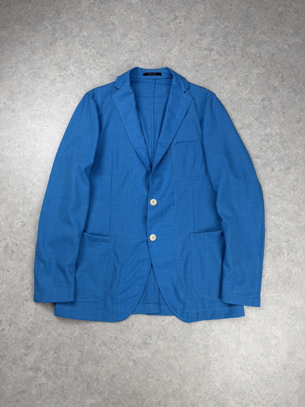 Other Angelo Nardelli Blue Wool Blend Sport Coat Blazer Size 50 Size 40R - 1 Thumbnail