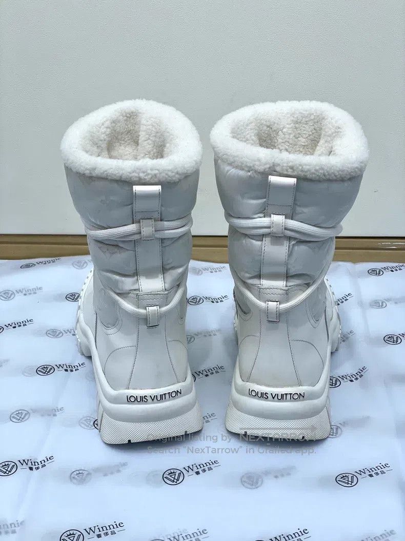 Louis Vuitton Louis Vuitton Thick print patchwork wool snow boots Size US 8.5 / IT 38.5 - 3 Thumbnail