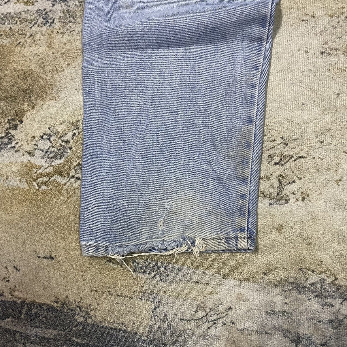14th Addiction × If Six Was Nine × JNCO Vintage Rustler Light Washed Carpenter Baggy Denim Jeans Size US 34 / EU 50 - 14 Thumbnail