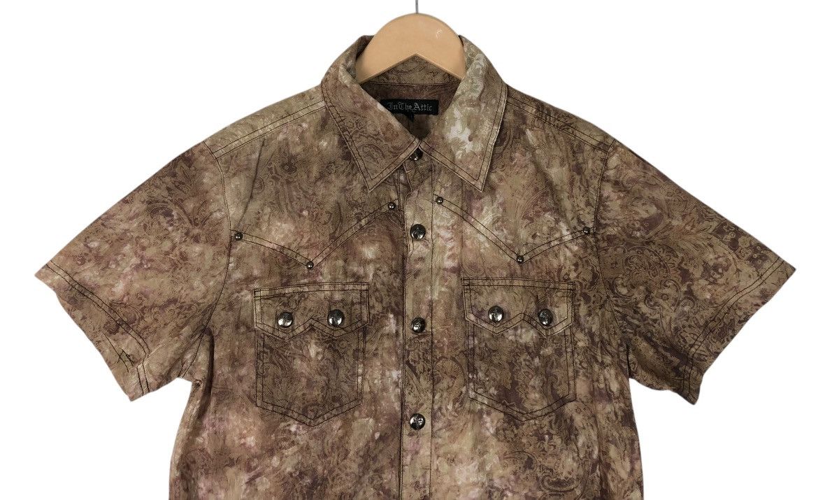 In The Attic × Japanese Brand × Seditionaries Japanese Brand In The Attic Stone Wash Western Wear Shirt Size US M / EU 48-50 / 2 - 3 Thumbnail