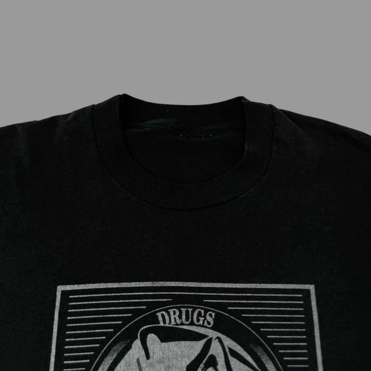 Vintage Vintage 1990s grim reaper t shirt Size US XL / EU 56 / 4 - 4 Thumbnail