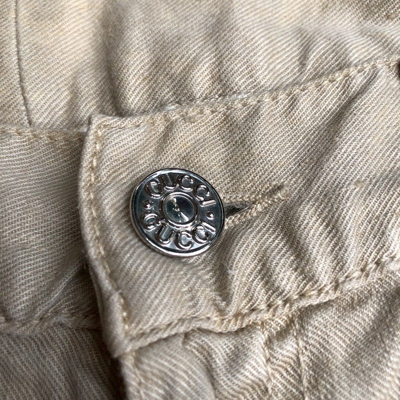 Gucci Gucci Boyfriend Fit Beige Cotton Chino Pants Size US 32 / EU 48 - 7 Thumbnail