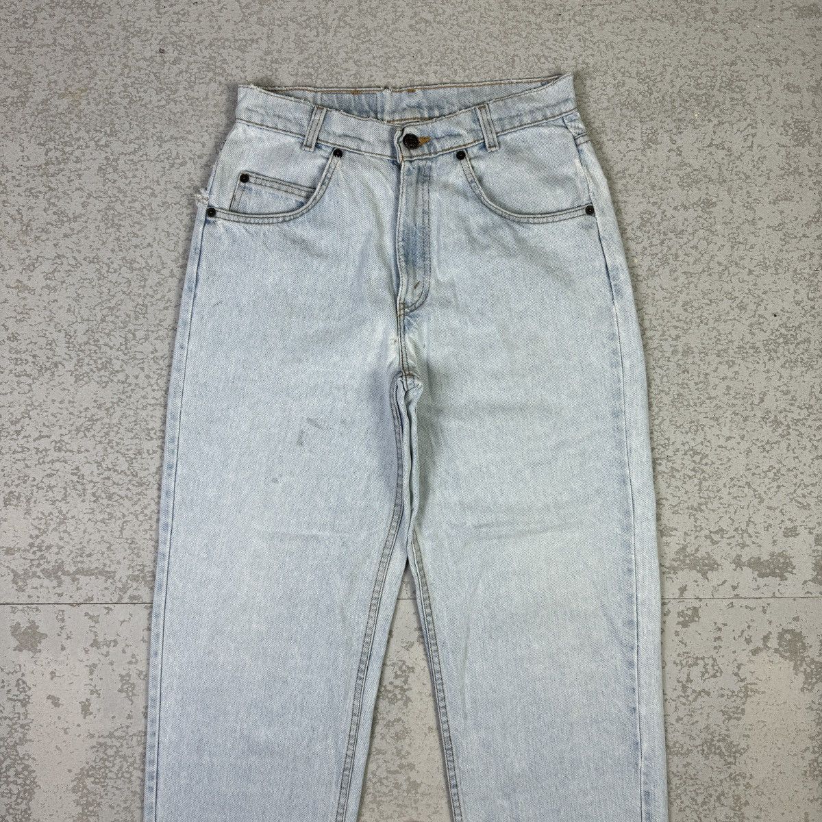 Levi's × Vintage 💥Vintage 90s Levis 580 Student Baggy Fit Sick Blue Wash Jean Size US 28 / EU 44 - 5 Thumbnail