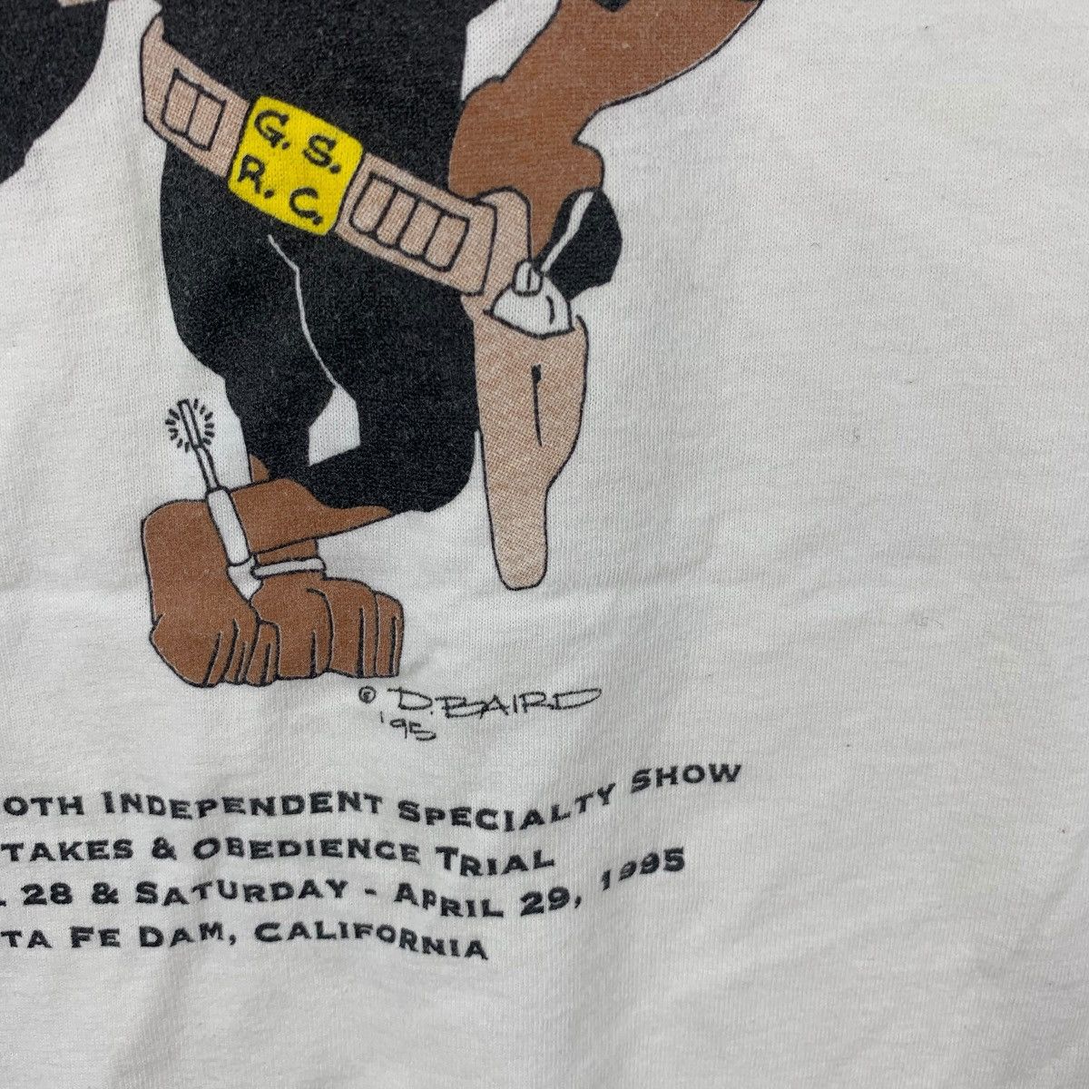 Vintage Vintage GOLDEN STATE ROTTWEILER Club D. Baird Tee Shirt Top Size US M / EU 48-50 / 2 - 9 Thumbnail