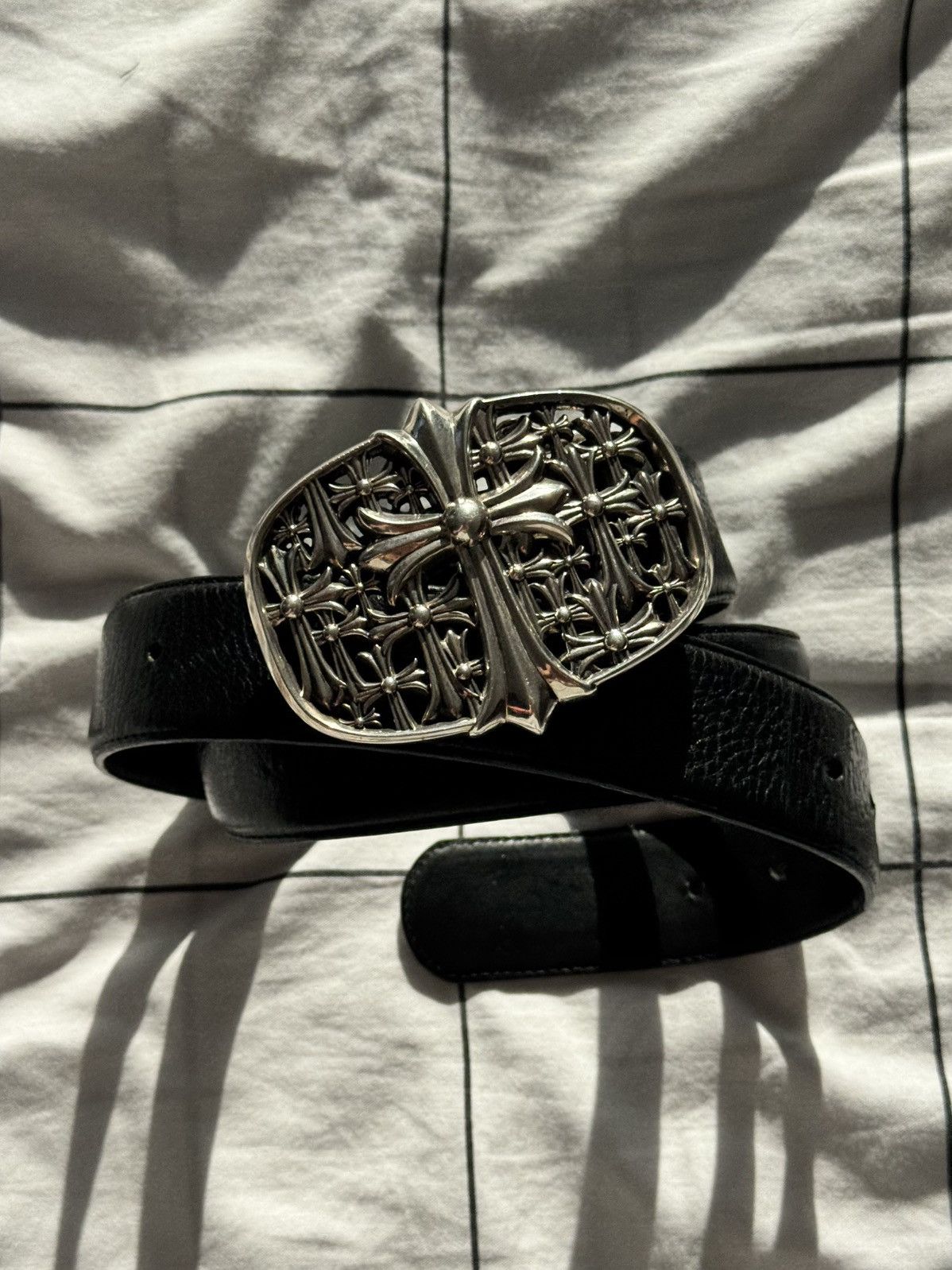 Chrome Hearts Chrome Hearts Cemetery Cross Buckle Belt 1.5” Size ONE SIZE - 19 Thumbnail