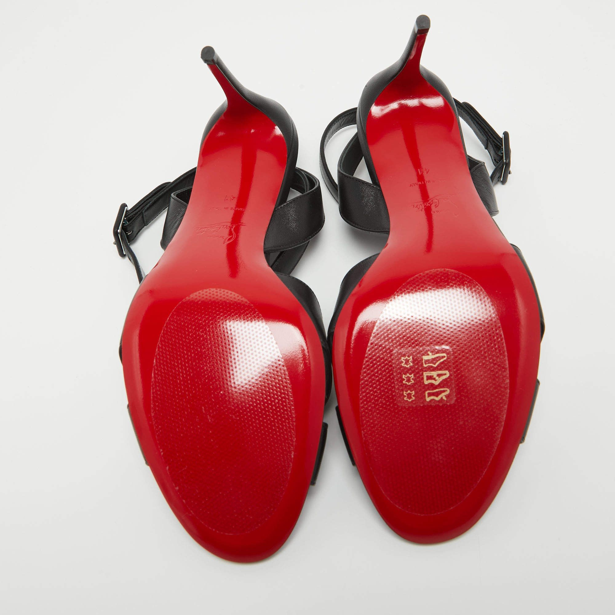 Christian Louboutin o1s1wg110225 Heels in Black Size US 10 / IT 40 - 6 Thumbnail
