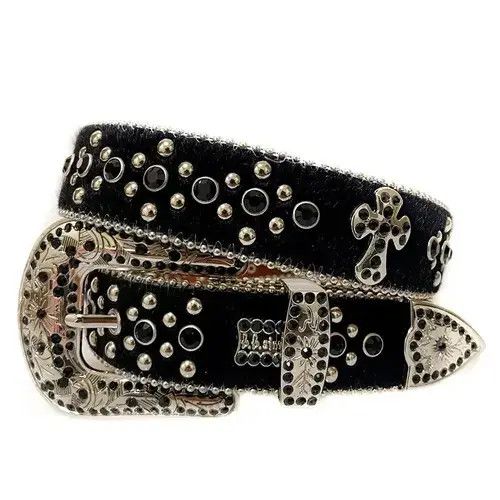 Other Luxury Strap Diamond Belt Western Crystal Size ONE SIZE - 1 Thumbnail