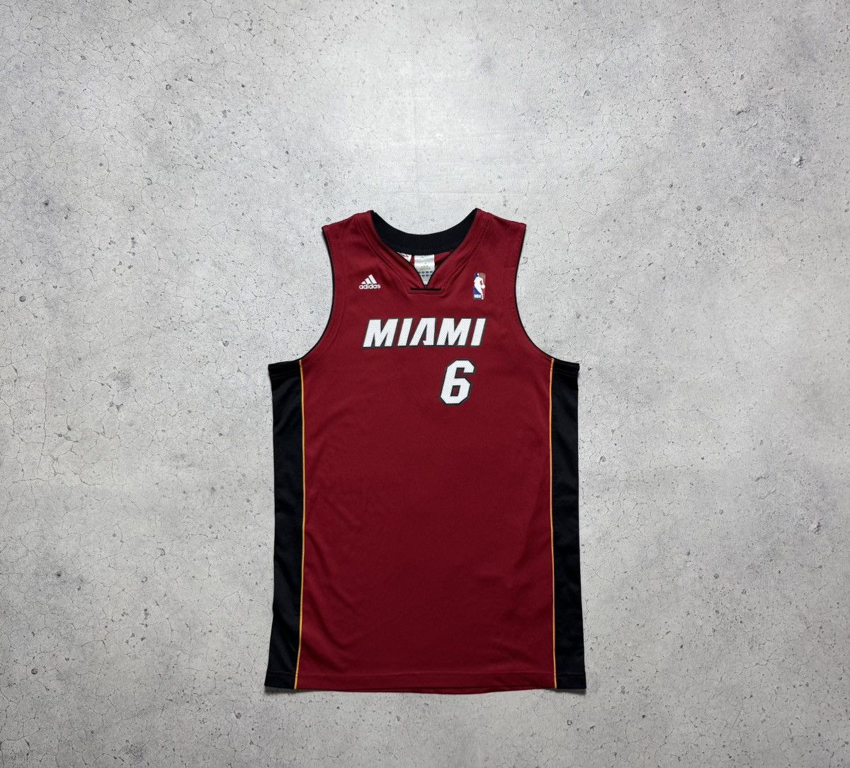 Adidas Adidas Miami #6 James NBA Jersey Shirt Size US S / EU 44-46 / 1 - 2 Thumbnail