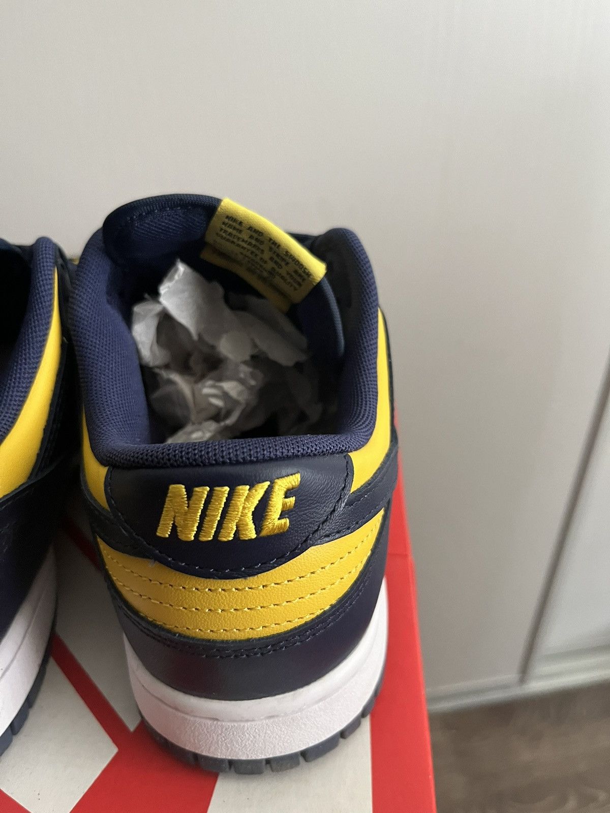 Nike Size 8.5 - Nike Dunk Low Michigan 2021 Size US 8.5 / EU 41-42 - 12 Thumbnail