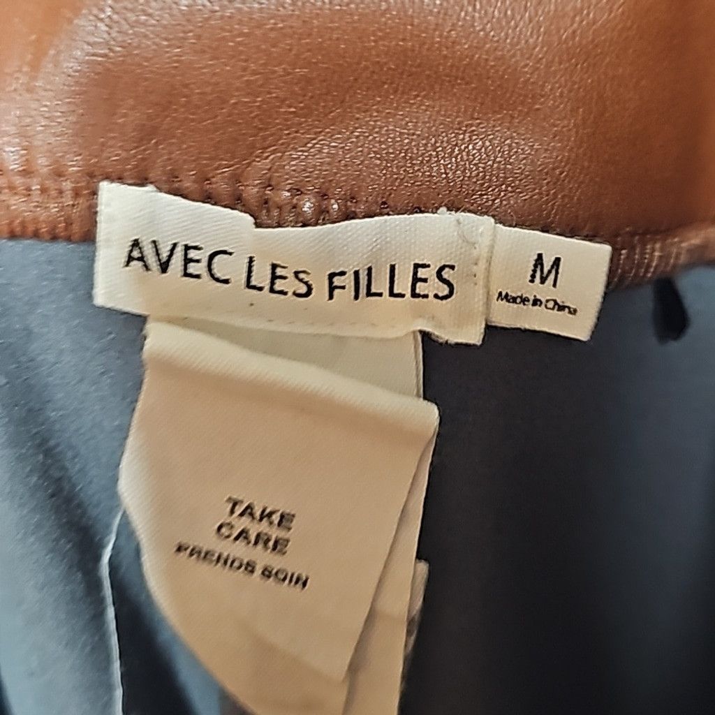 AVEC LES FILLES Avec Les Filles faux leather vegan high rise skinny pants M Size 30" / US 8 / IT 44 - 7 Thumbnail