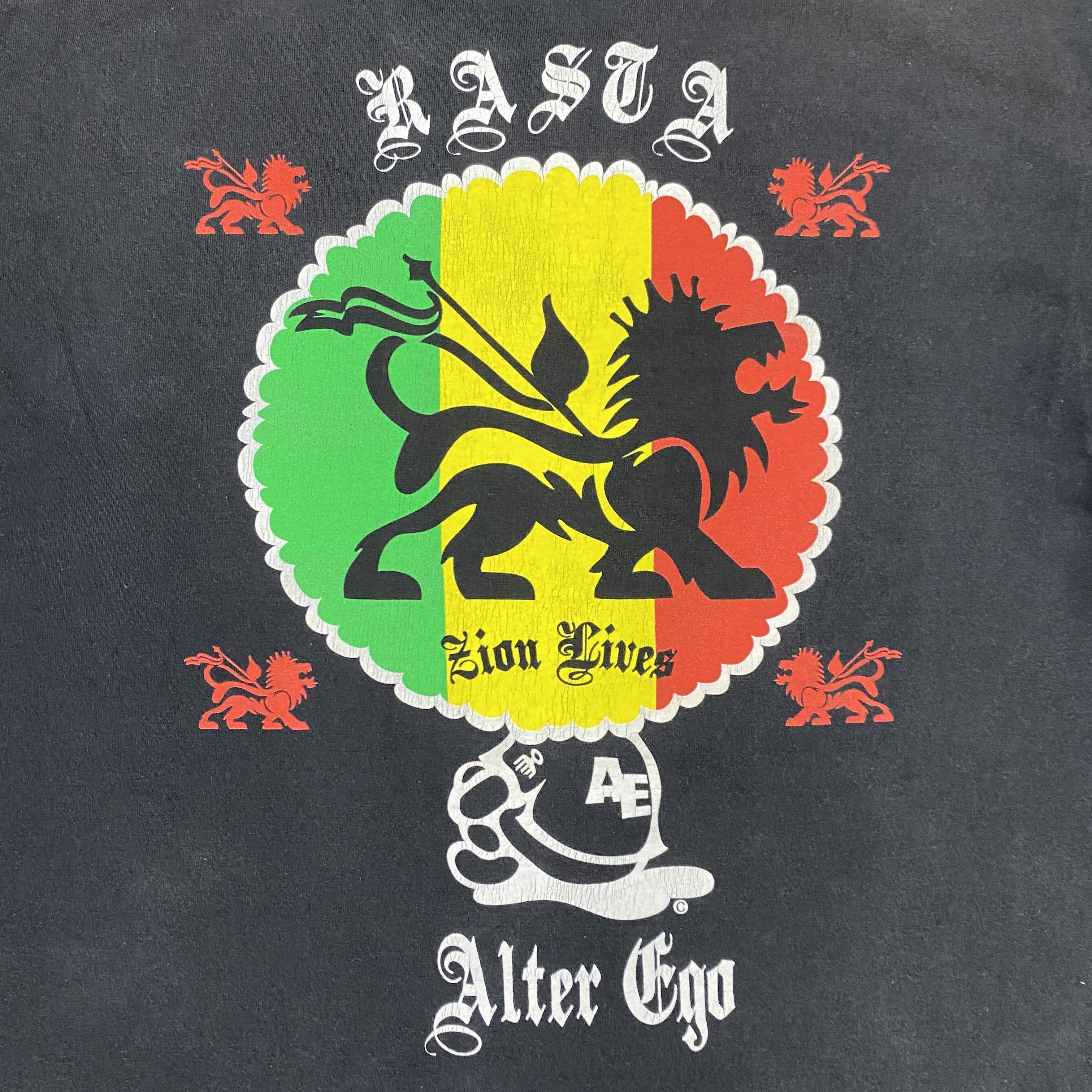 Vintage Vintage Alter Ego Rasta Hawaii Brand Tshirt - I080 Size US M / EU 48-50 / 2 - 7 Thumbnail