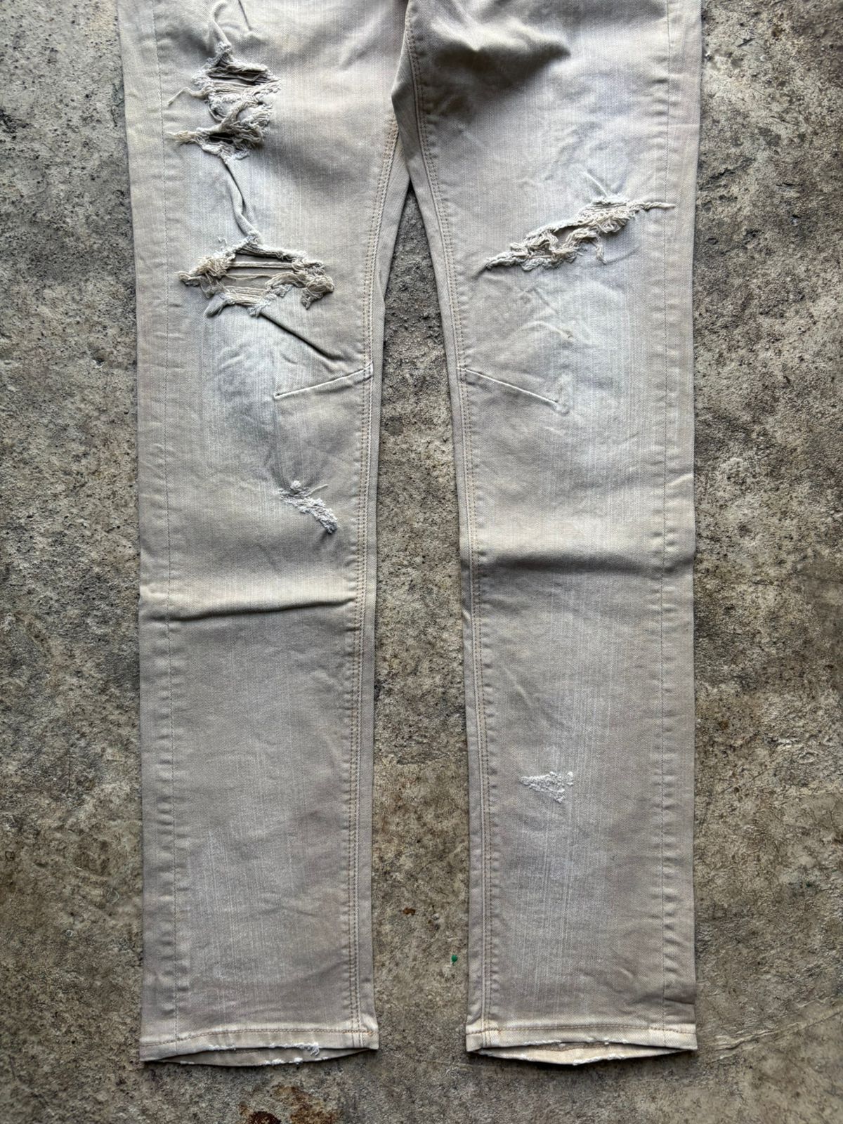 GOSTAR DE FUGA 2000s Gostar De Fuga Distressed Skinny Jeans Size US 30 / EU 46 - 6 Thumbnail
